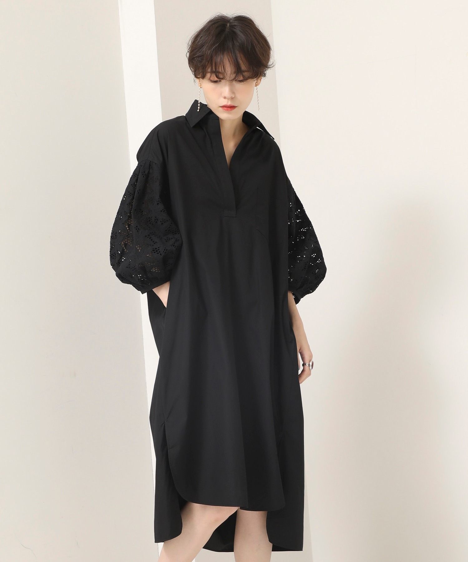 レースパーフスリーブワンピース Tbas 154 Urban Tales Com