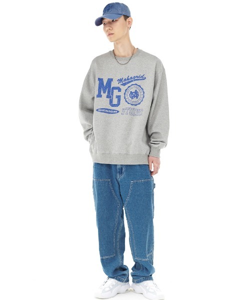 mahagrid/マハグリッド』VARSITY LOGOS SWEATSHIRT/バーシティ