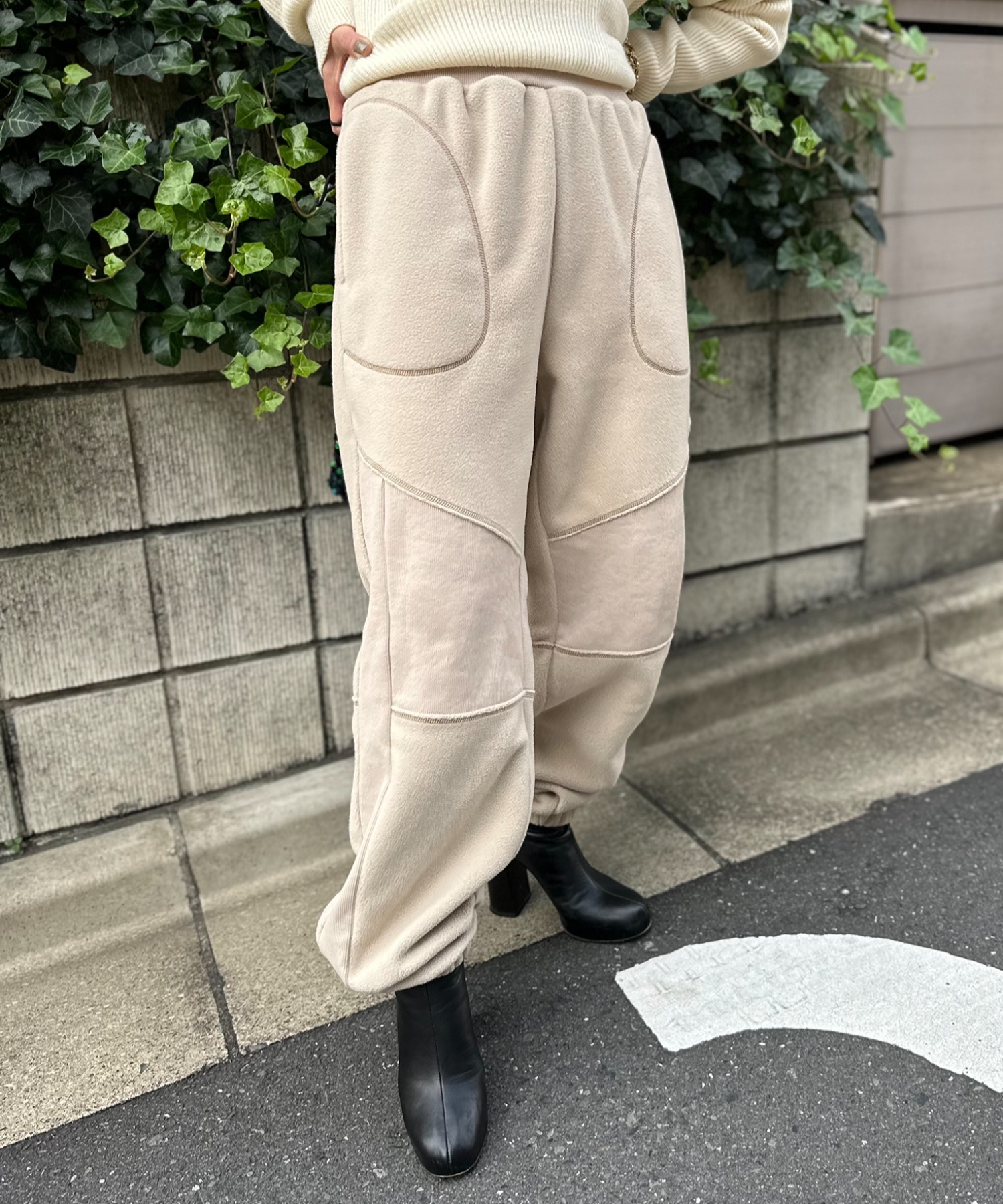 ベージュ
model:154cm 着用サイズ:FREE