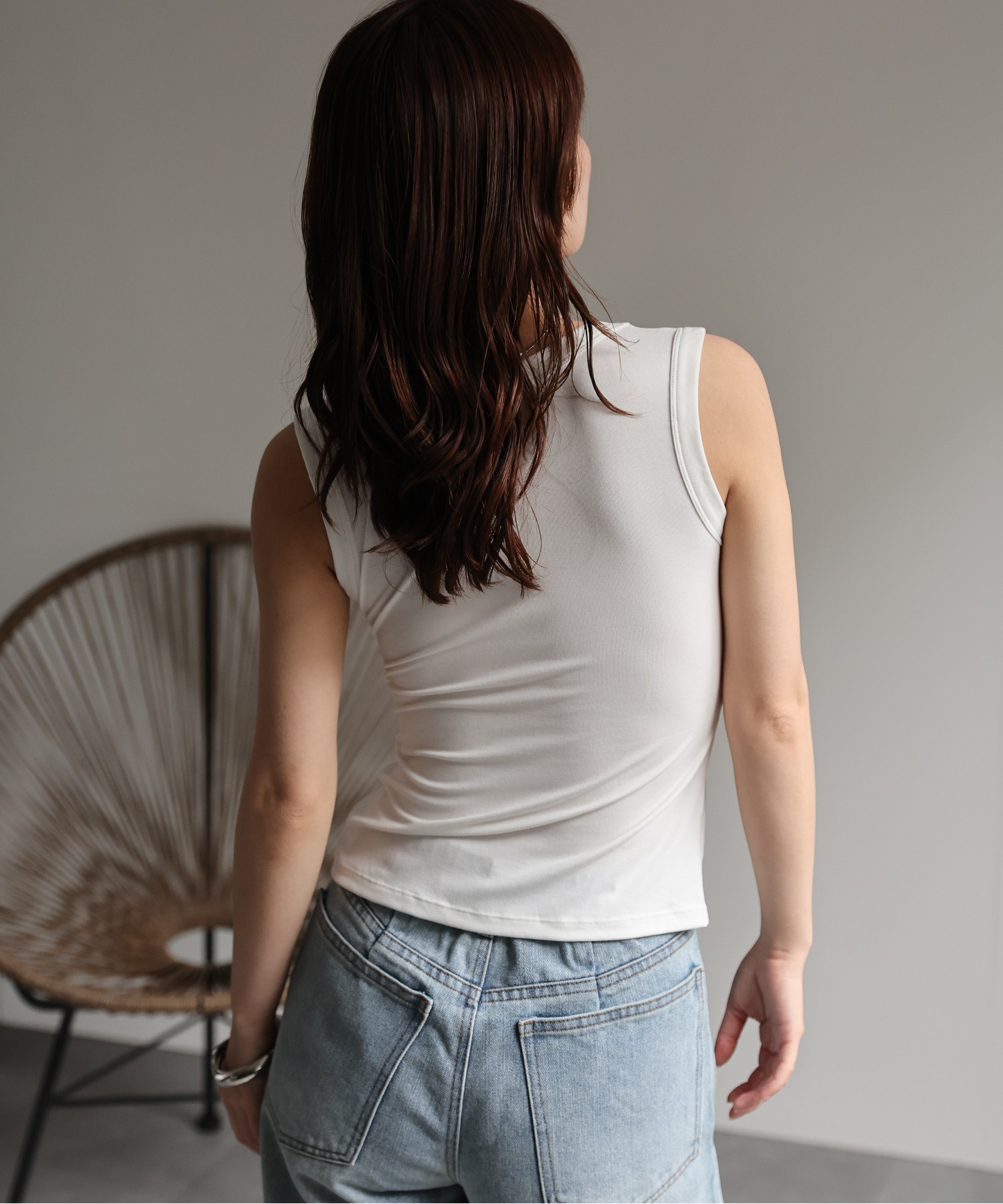 model：156cm　着用サイズ：Mサイズ