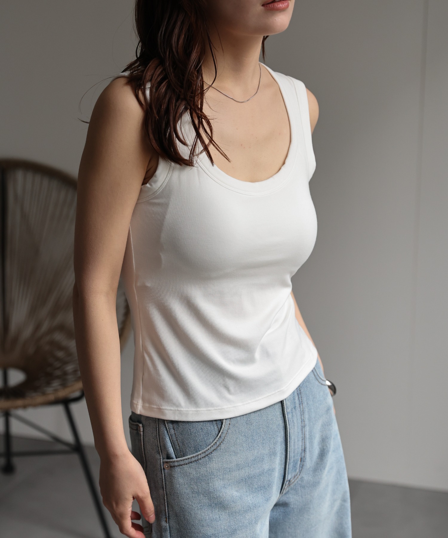 model：156cm　着用サイズ：Mサイズ
