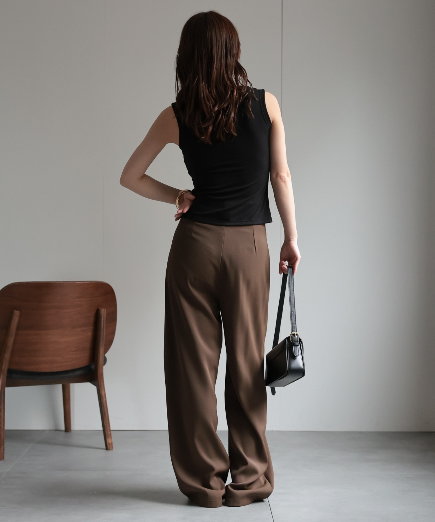 model：156cm　着用サイズ：Mサイズ