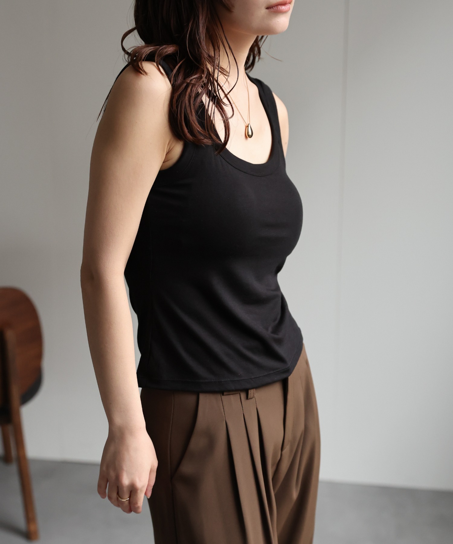 model：156cm　着用サイズ：Mサイズ