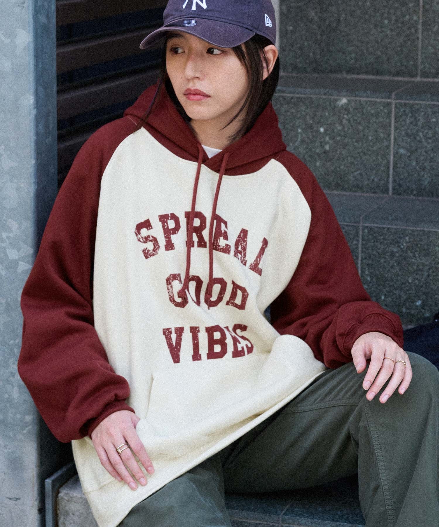 パーカー BIG LOGO LONG SLEEVE HOODIE