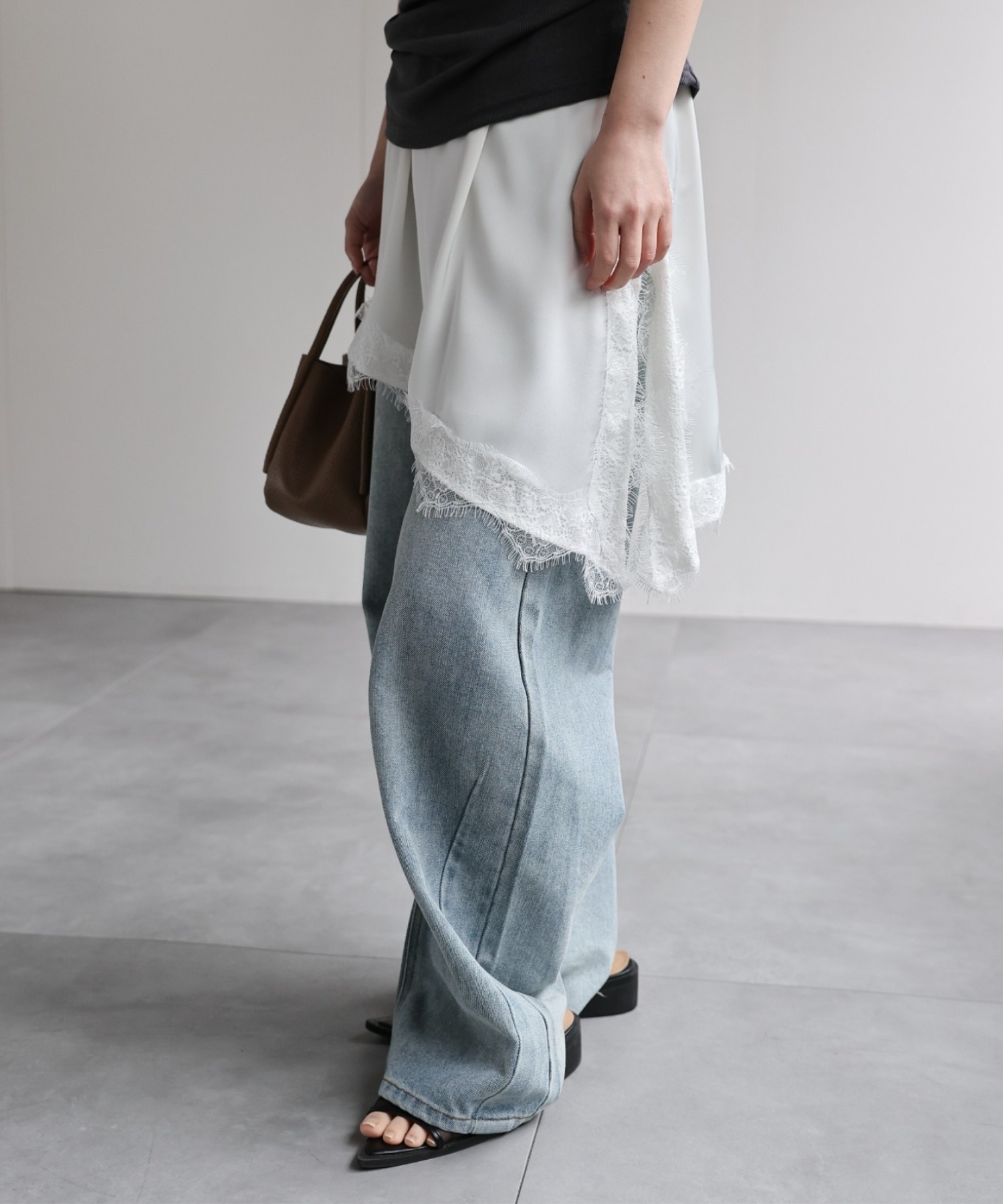 model：156cm 着用サイズ：FREE