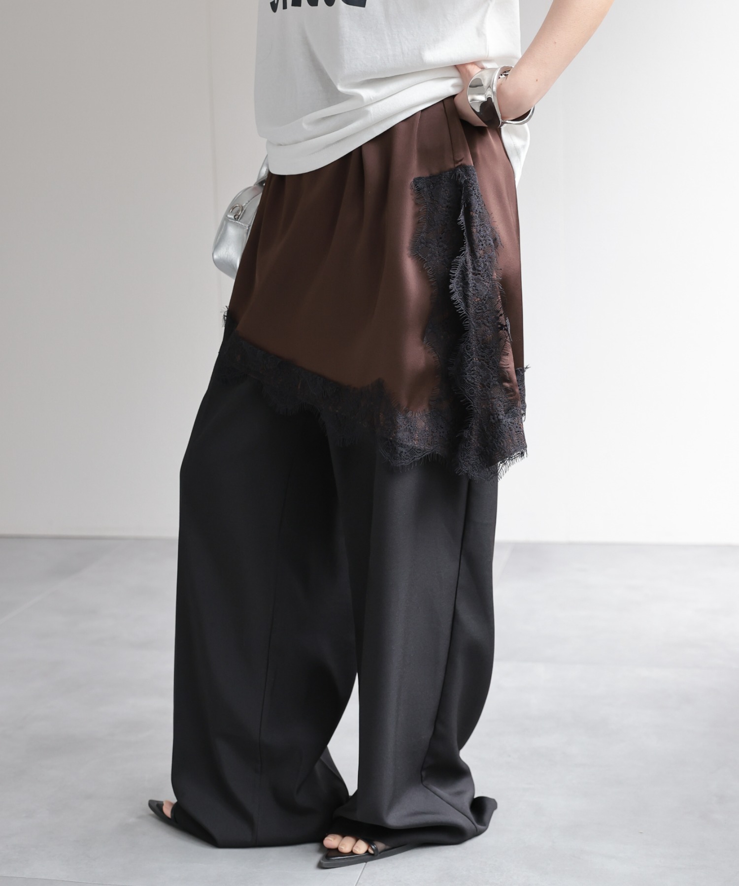 model：156cm 着用サイズ：FREE