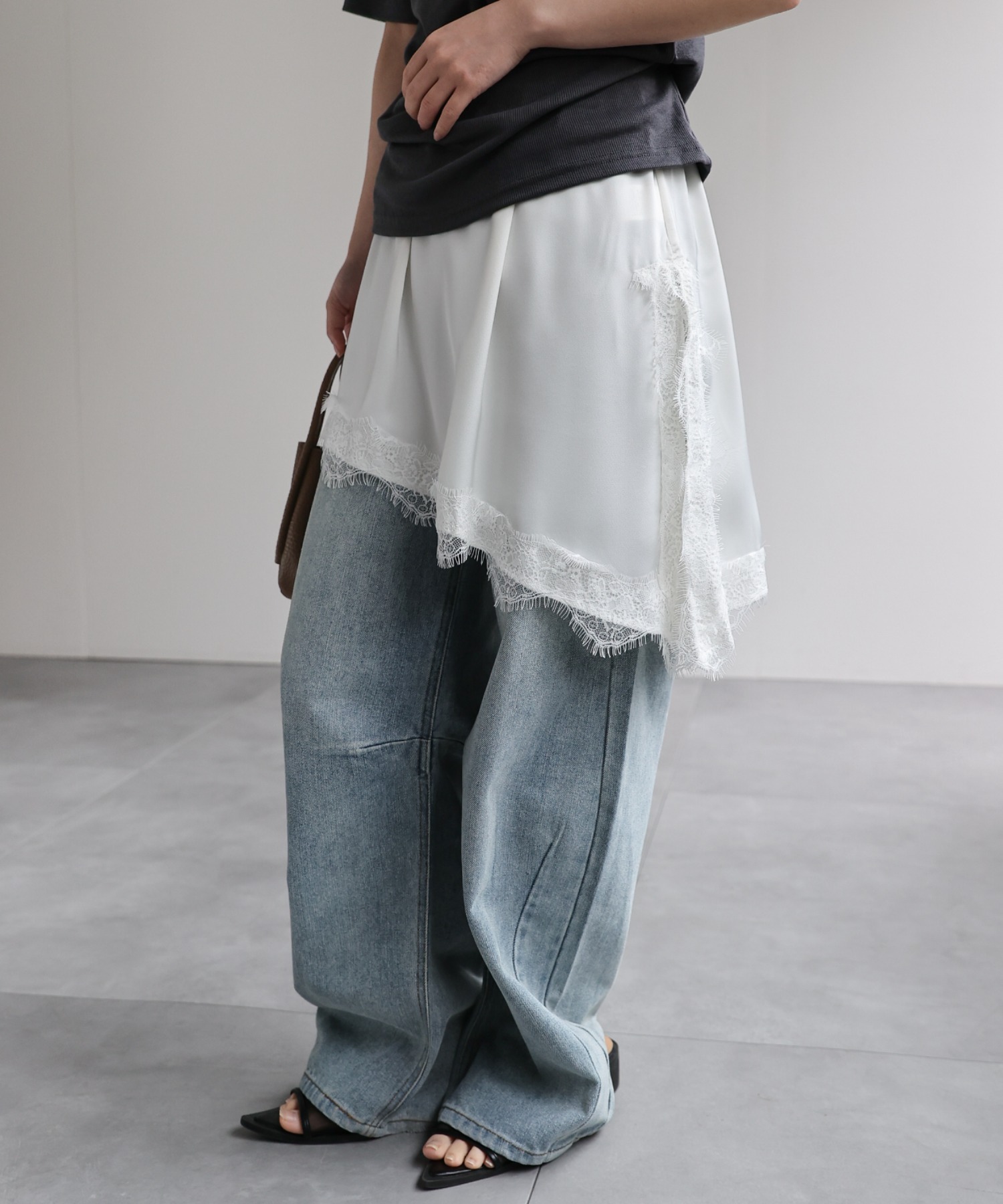 model：156cm 着用サイズ：FREE