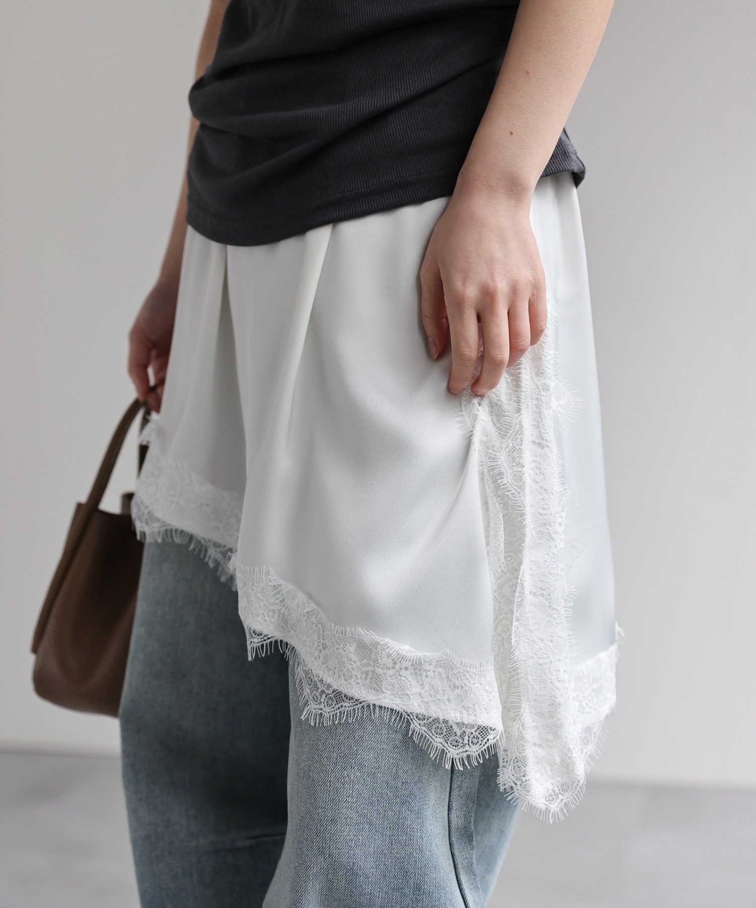 model：156cm 着用サイズ：FREE