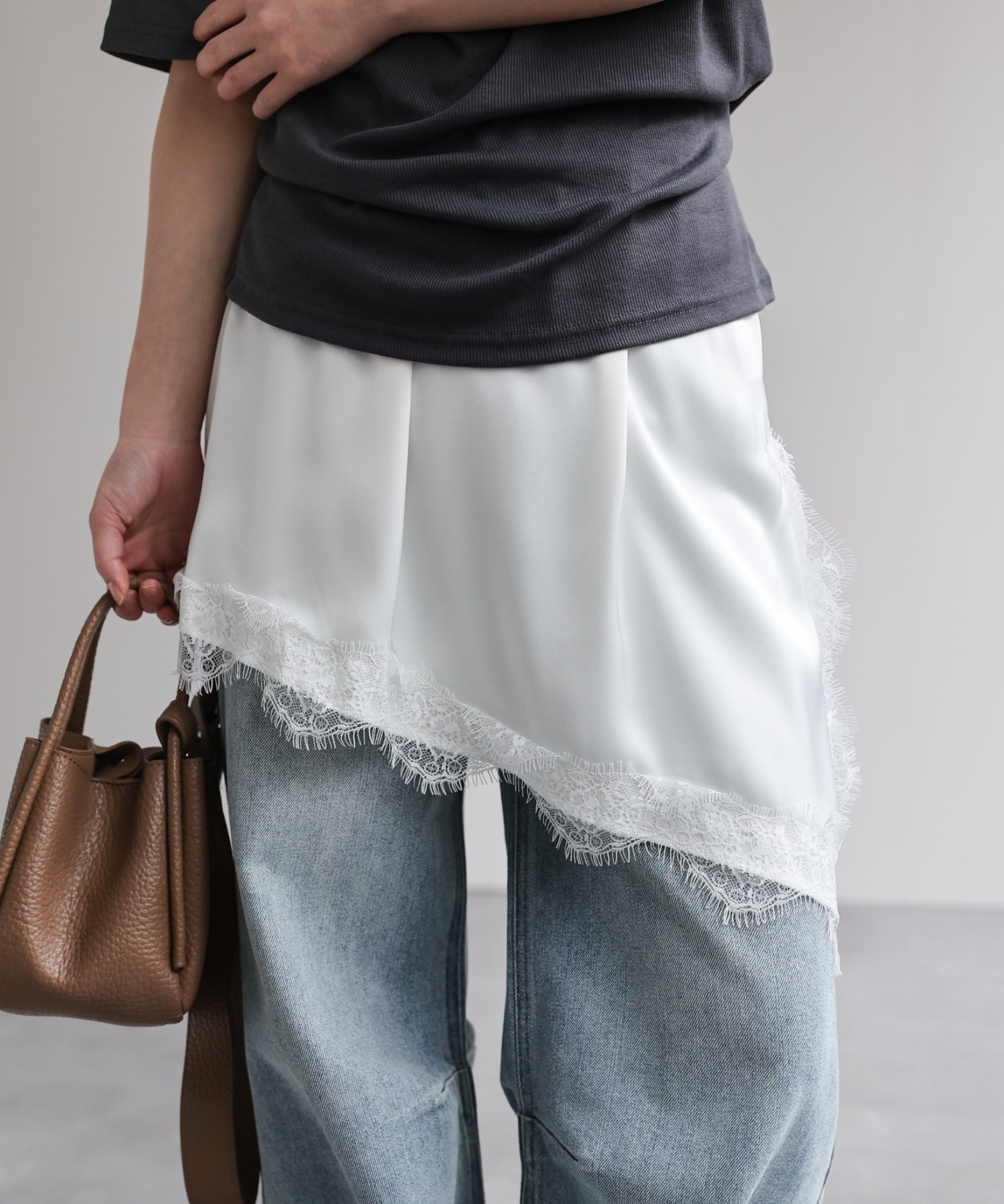 model：156cm 着用サイズ：FREE