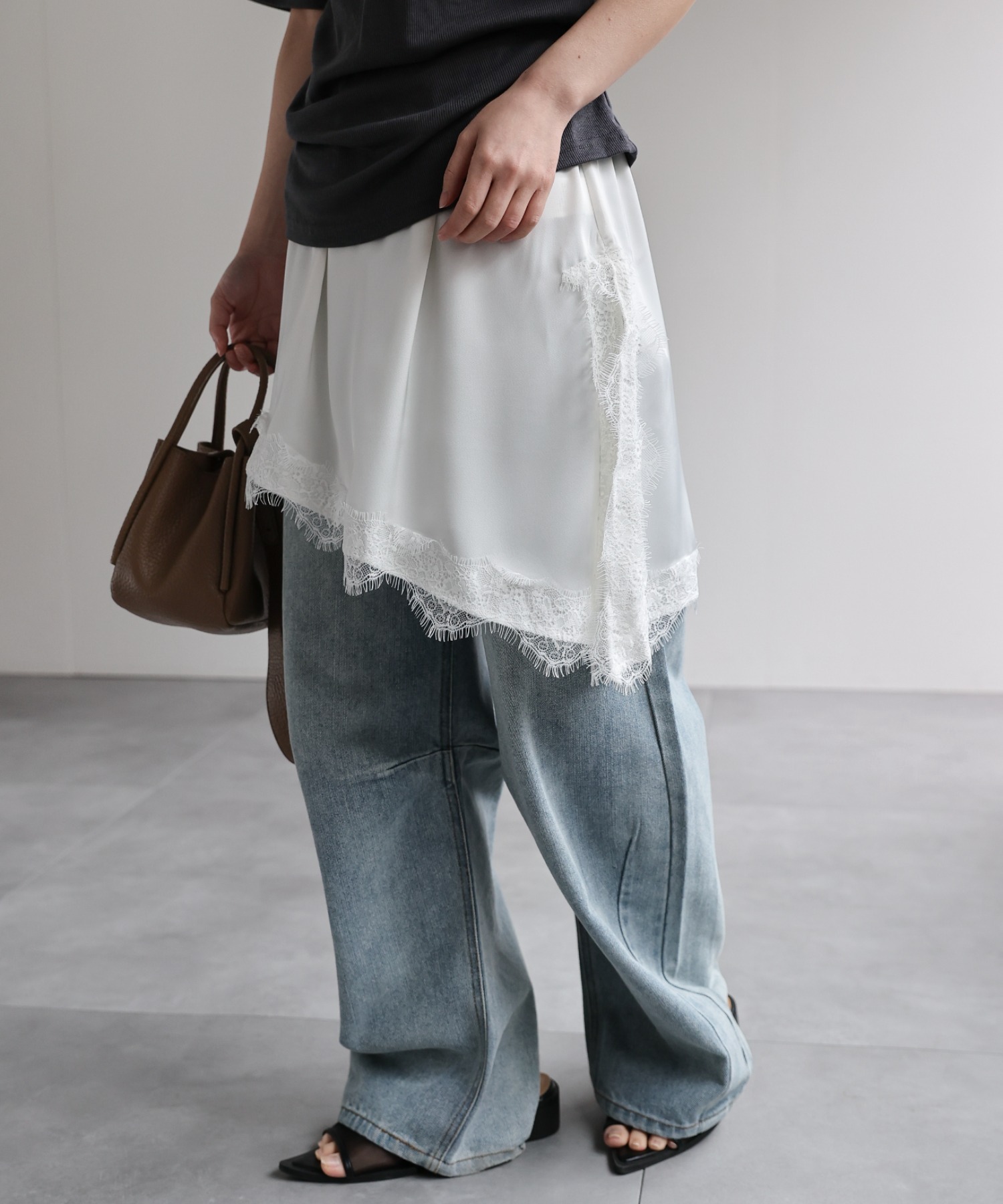 model：156cm 着用サイズ：FREE