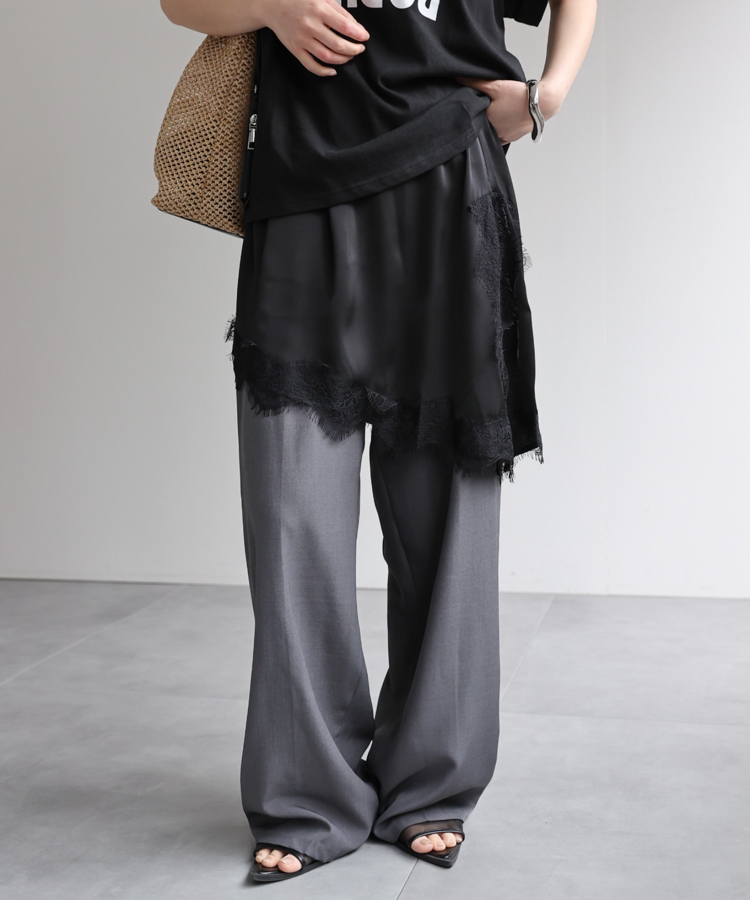 model：156cm 着用サイズ：FREE