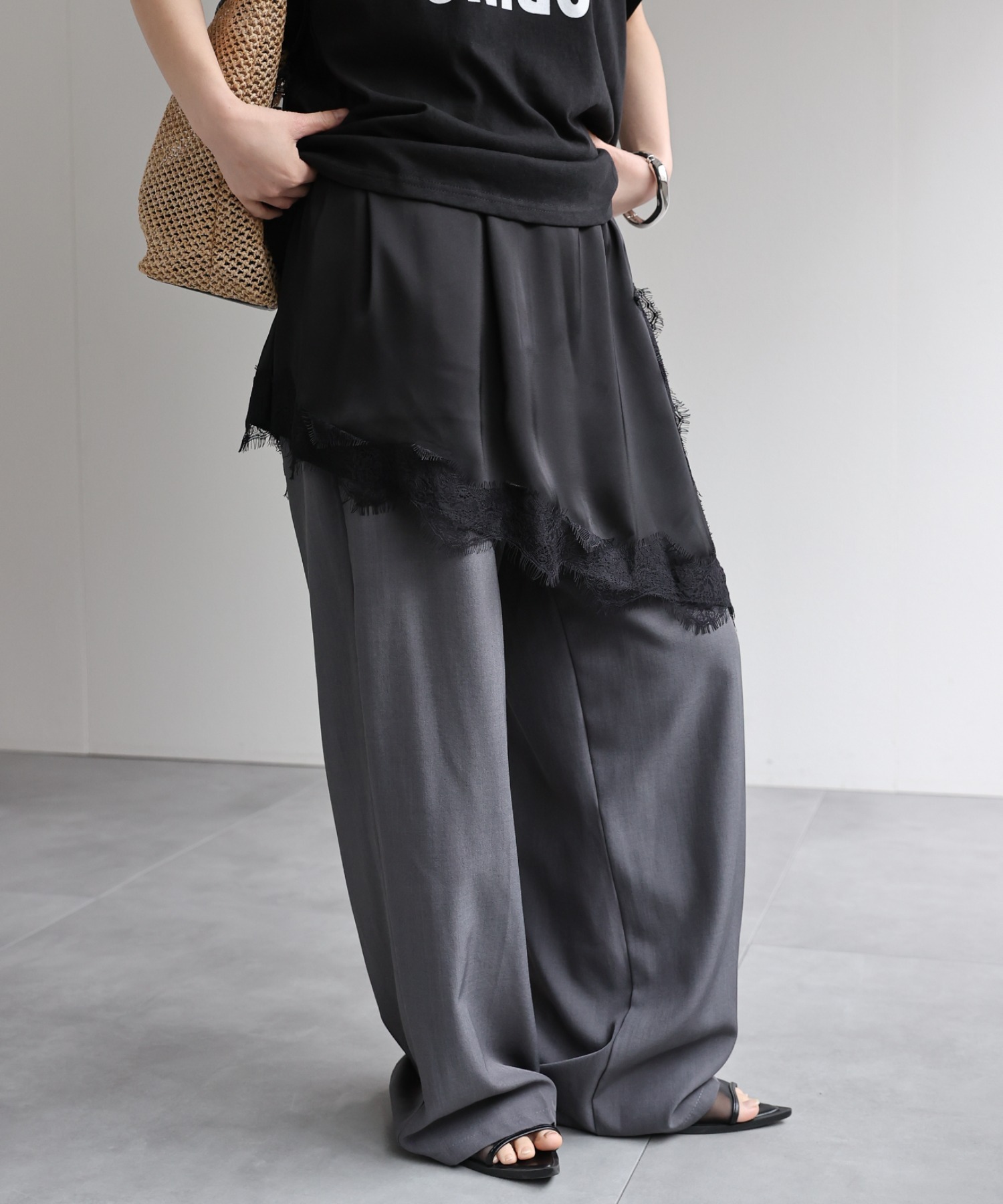 model：156cm 着用サイズ：FREE