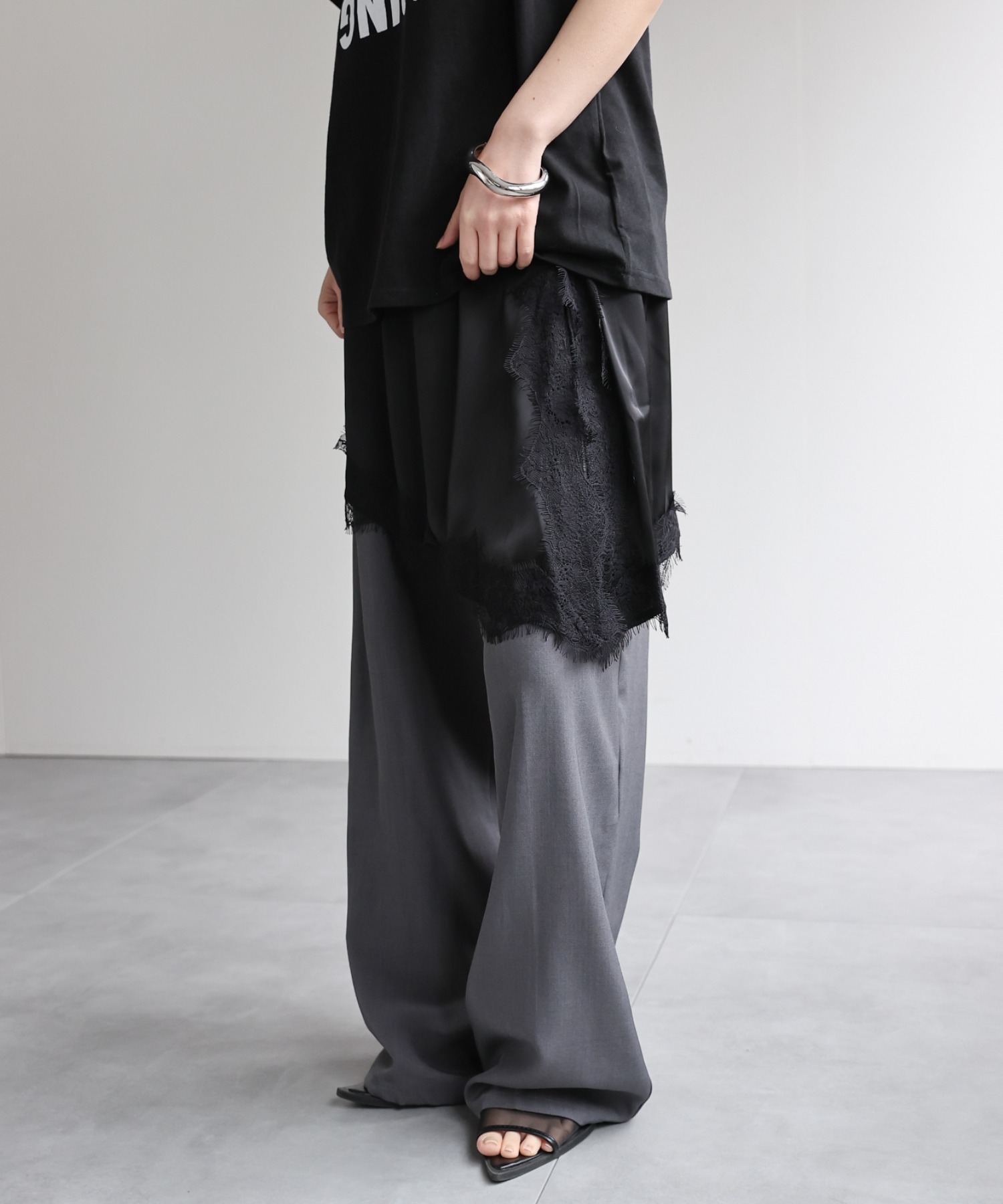 model：156cm 着用サイズ：FREE