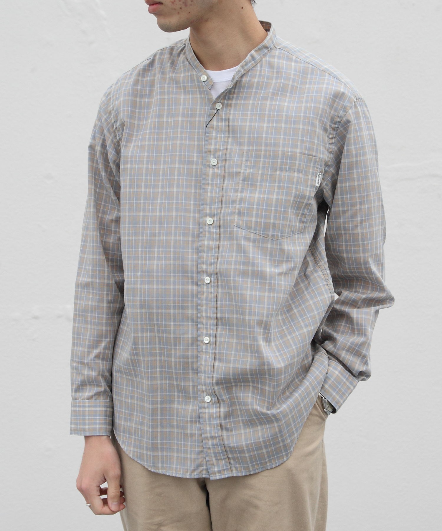 Gymphlex ジムフレックス チェックシャツ T C Check Shirt J1352 Gymphlex Steps Online Store ステップス オンラインストア