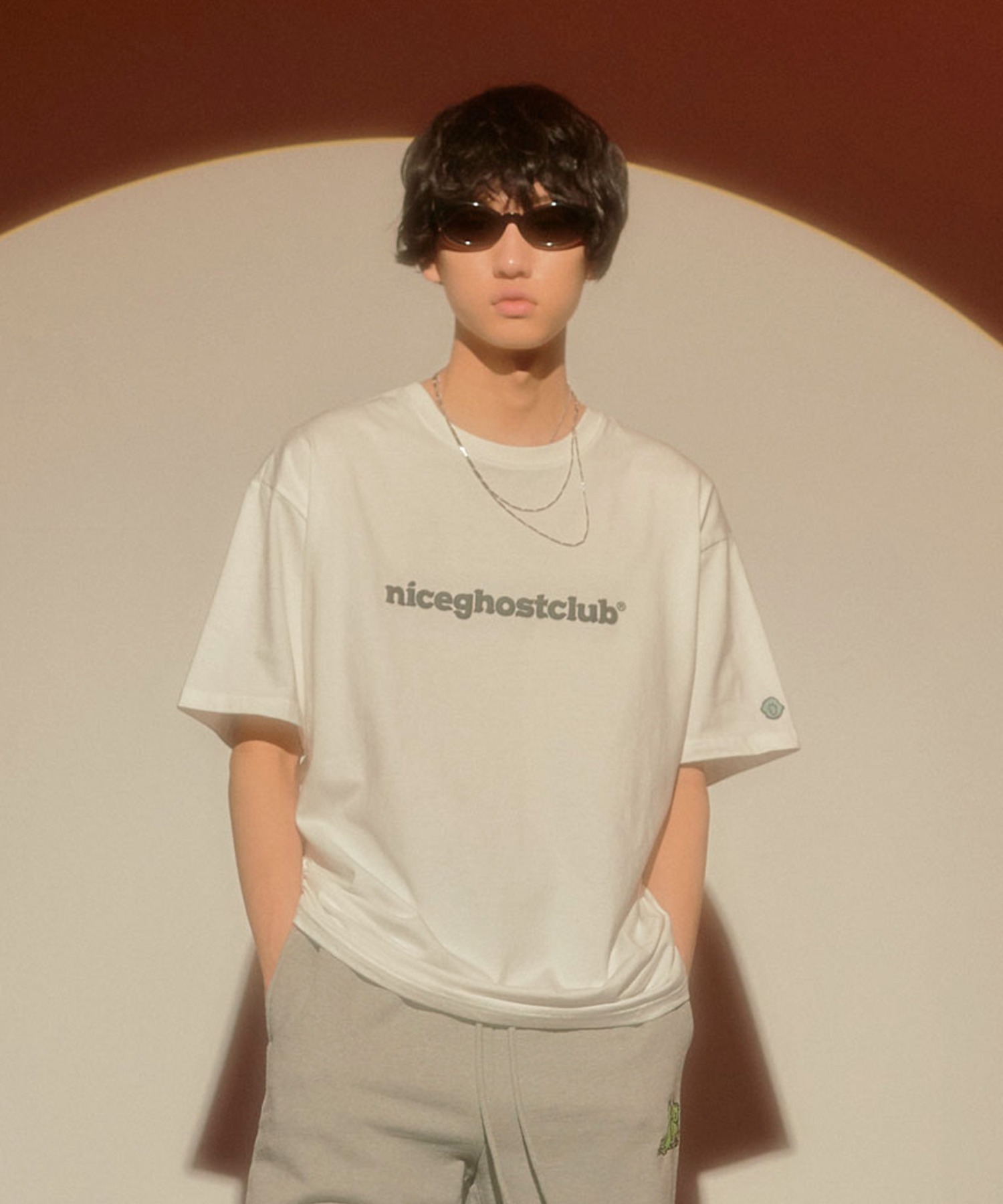 NICE GHOST CLUB/ナイスゴーストクラブ』TYPO LOGO TEE/ブランド英字