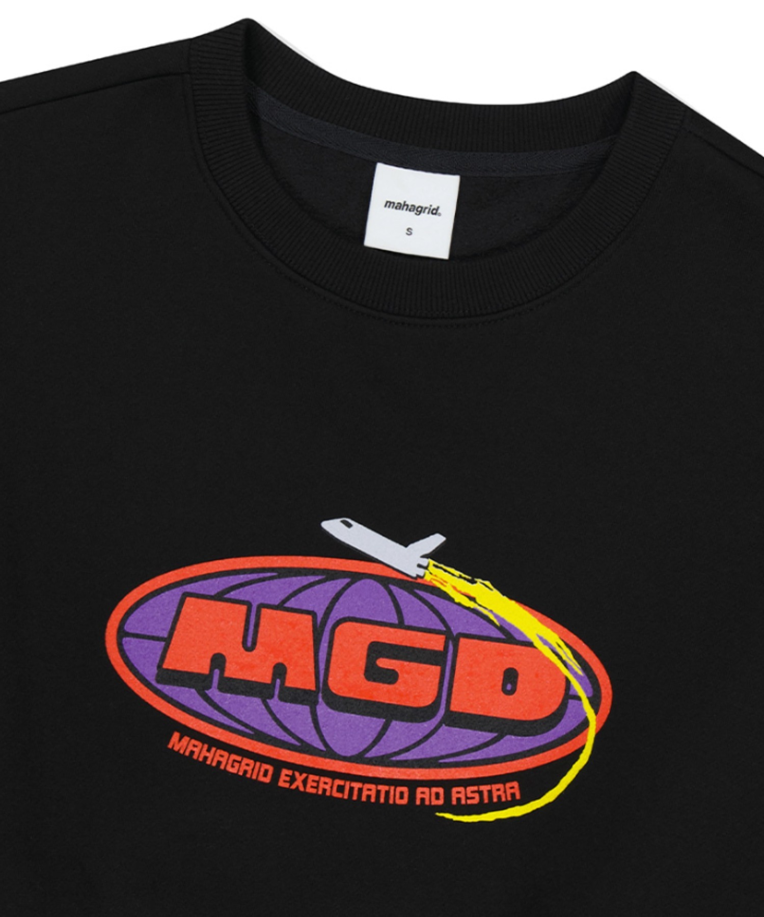 さらに100円引き◆MAHAGRID◆SPACE ROCKET SWEATSHIRT MUSINSA | MAHAGRID BROKEN SWEATSHIRT ORANGE(MG2DFMM451A)