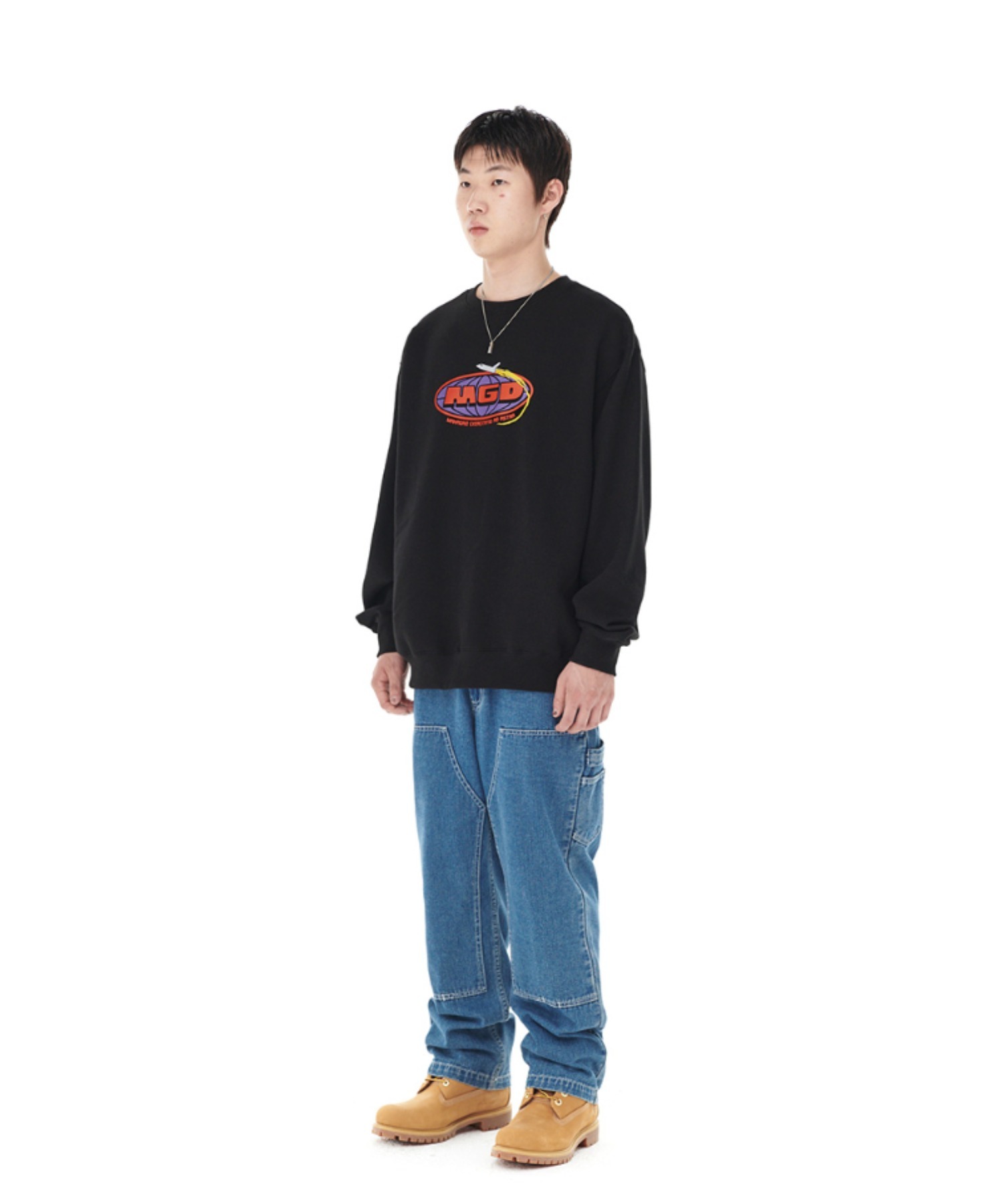 さらに100円引き◆MAHAGRID◆SPACE ROCKET SWEATSHIRT mahagrid/マハグリッド』SPACE ROCKET SWEATSHIRT/ロケット