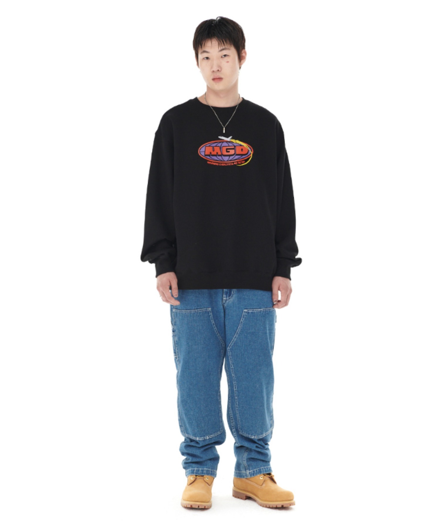 さらに100円引き◆MAHAGRID◆SPACE ROCKET SWEATSHIRT mahagrid/マハグリッド』SPACE ROCKET SWEATSHIRT/ロケット