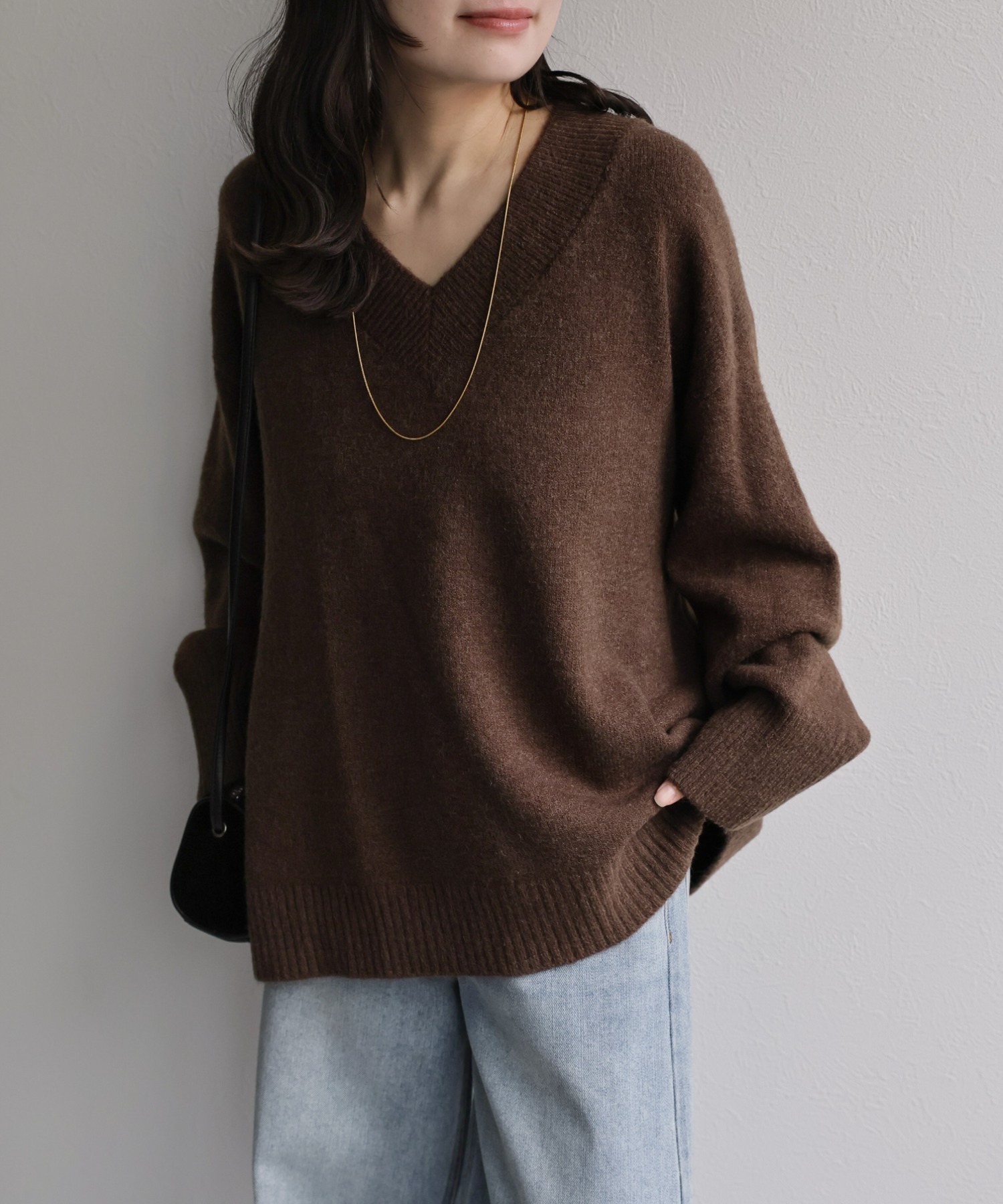 model：156cm 着用サイズ：FREE