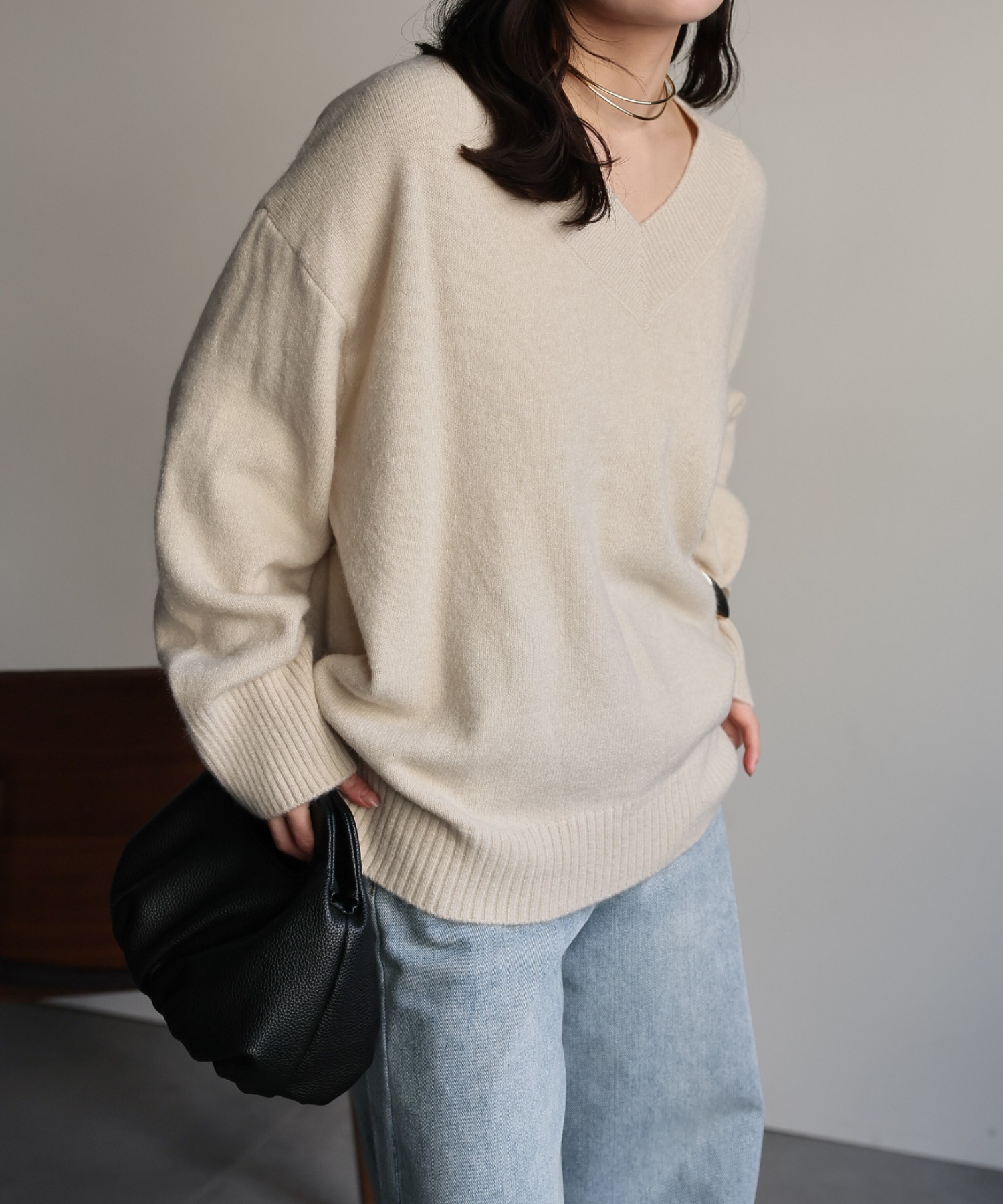 model：156cm 着用サイズ：FREE
