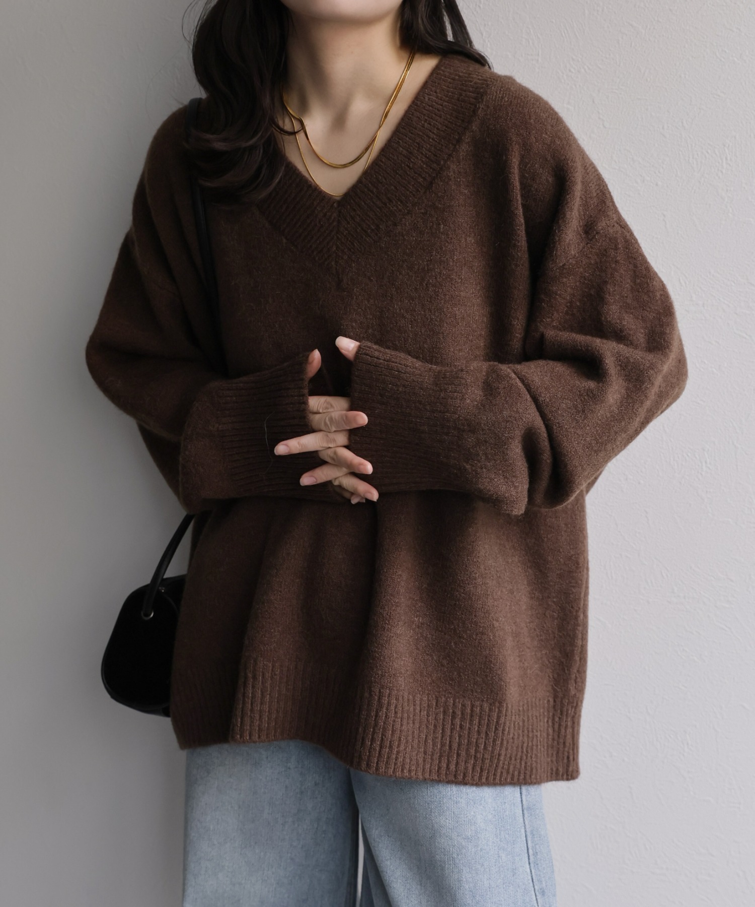 model：156cm 着用サイズ：FREE