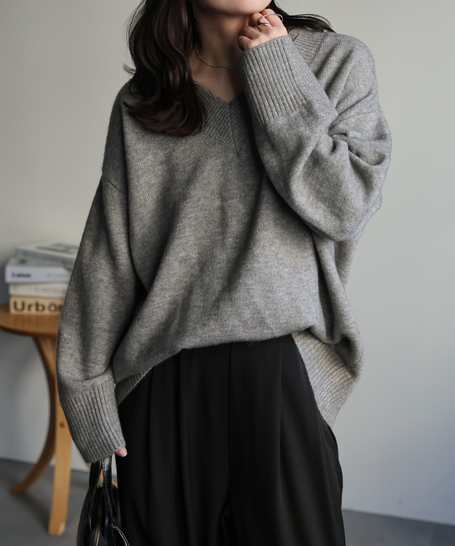 model：156cm 着用サイズ：FREE