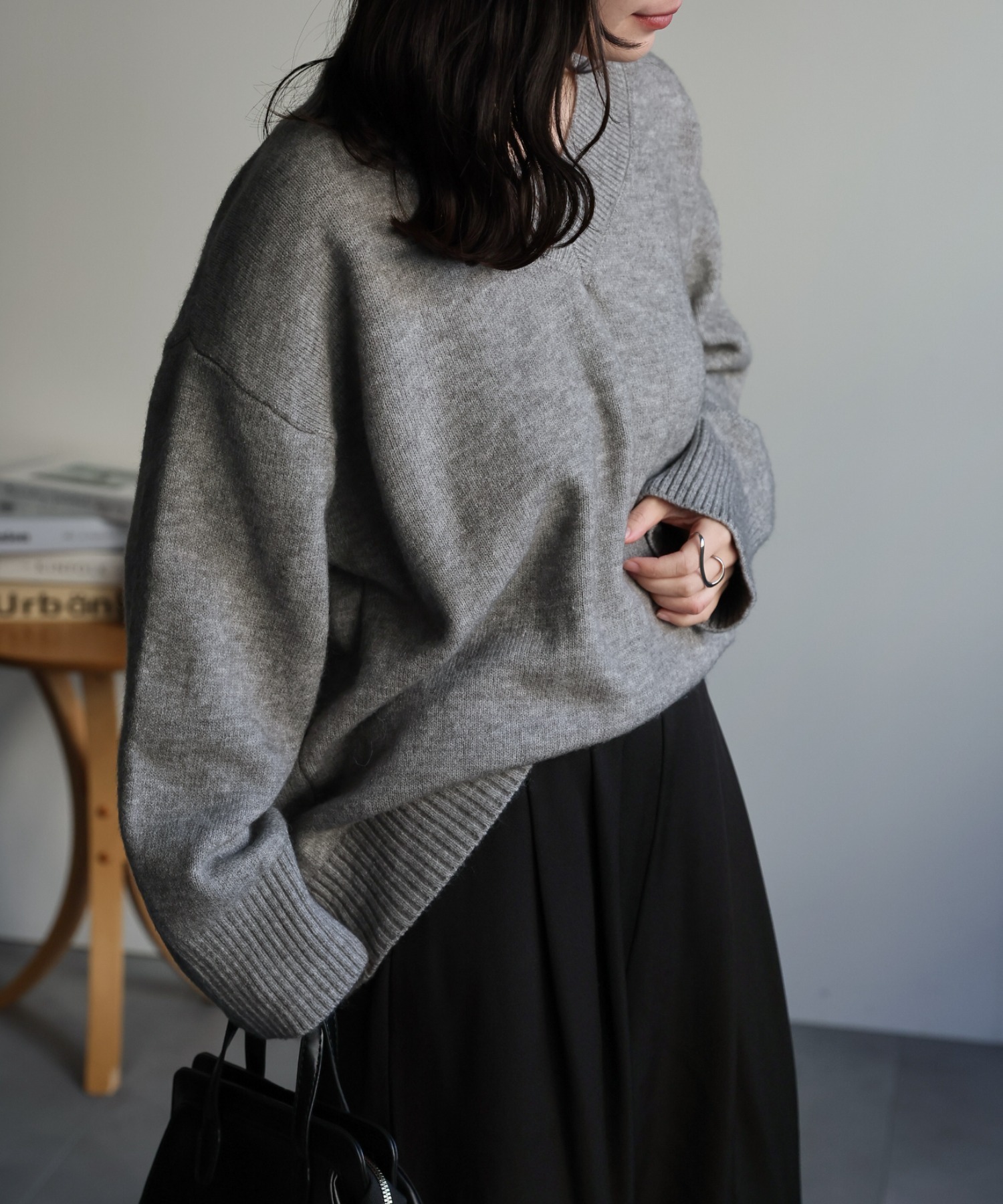 model：156cm 着用サイズ：FREE