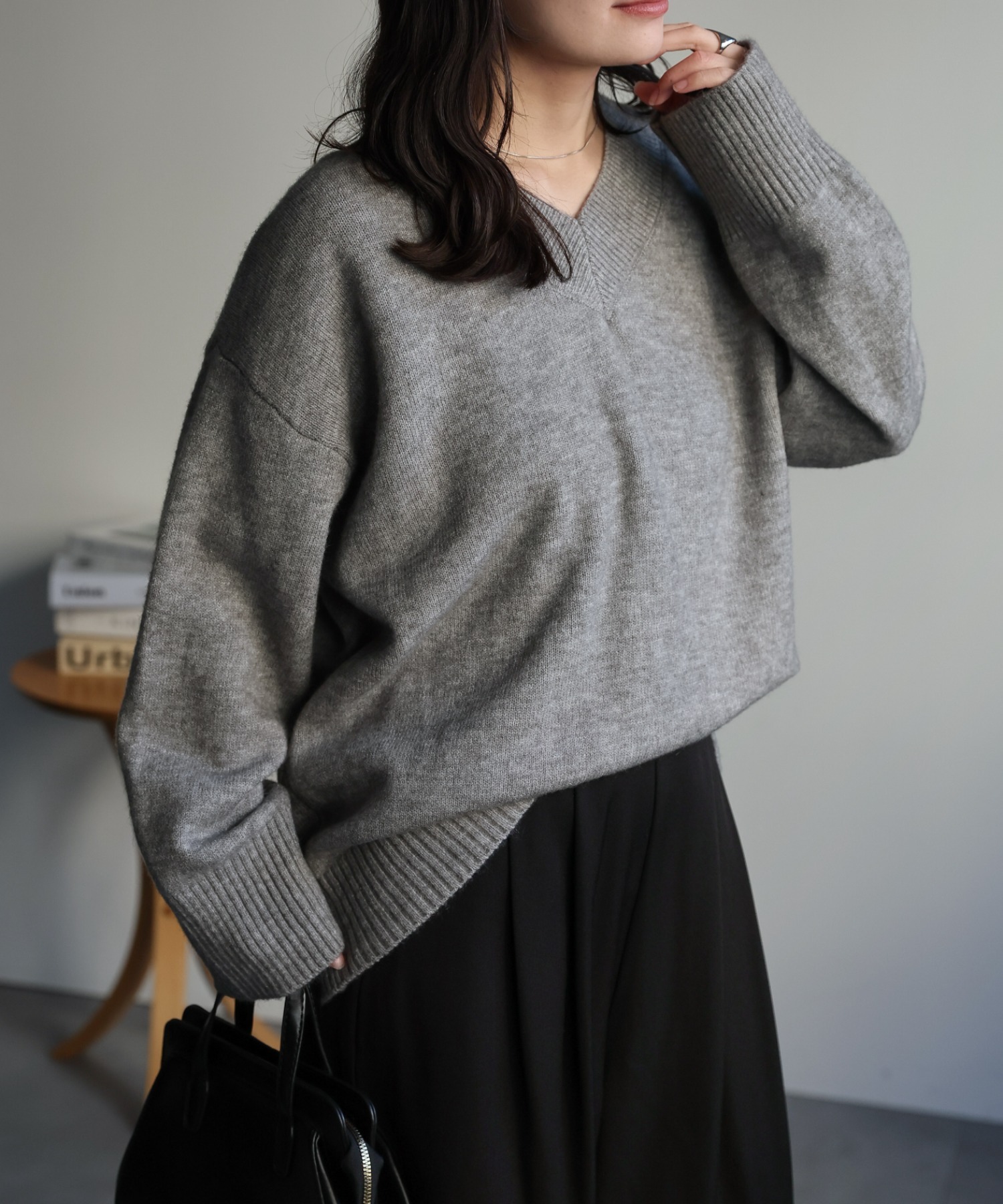 model：156cm 着用サイズ：FREE