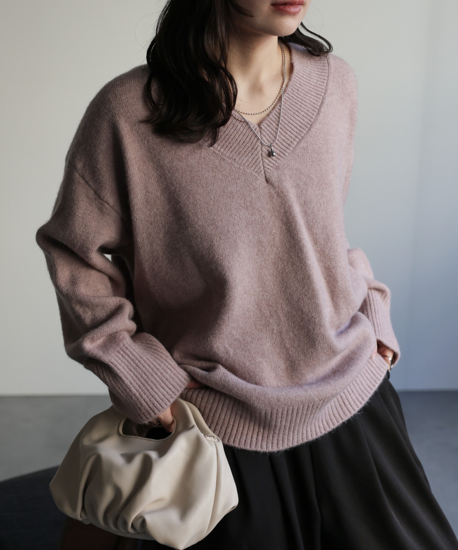 model：156cm 着用サイズ：FREE