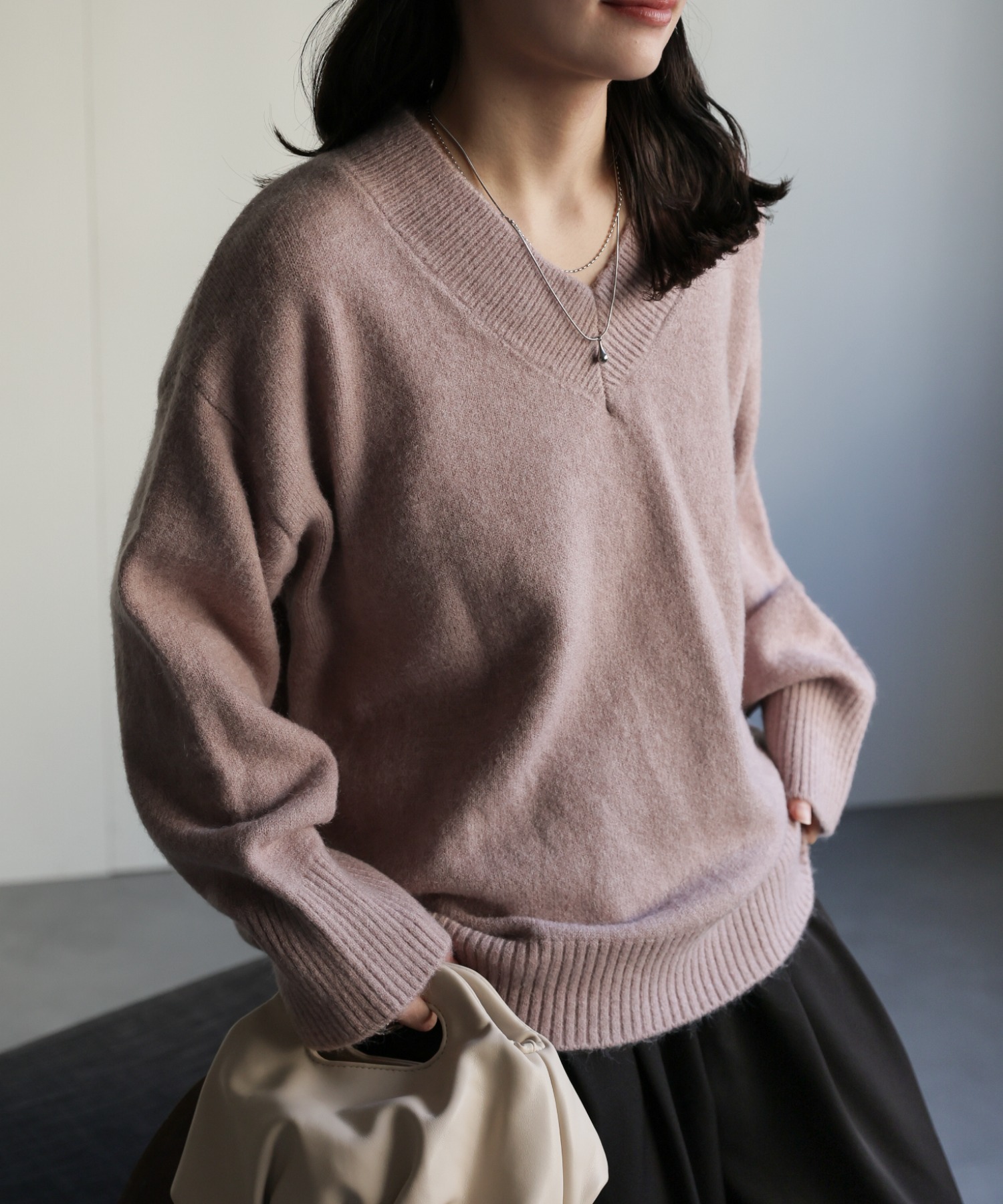model：156cm 着用サイズ：FREE