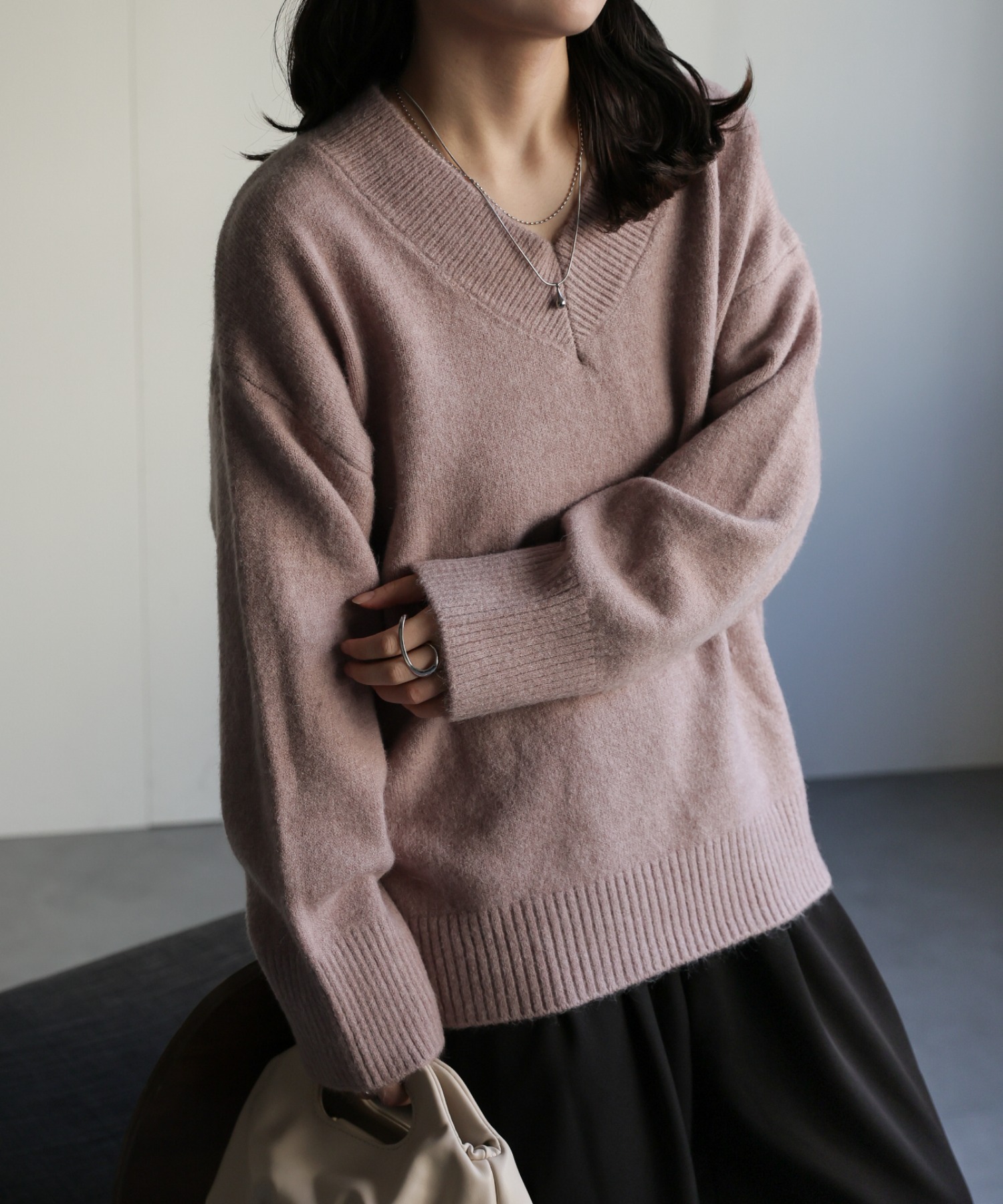 model：156cm 着用サイズ：FREE