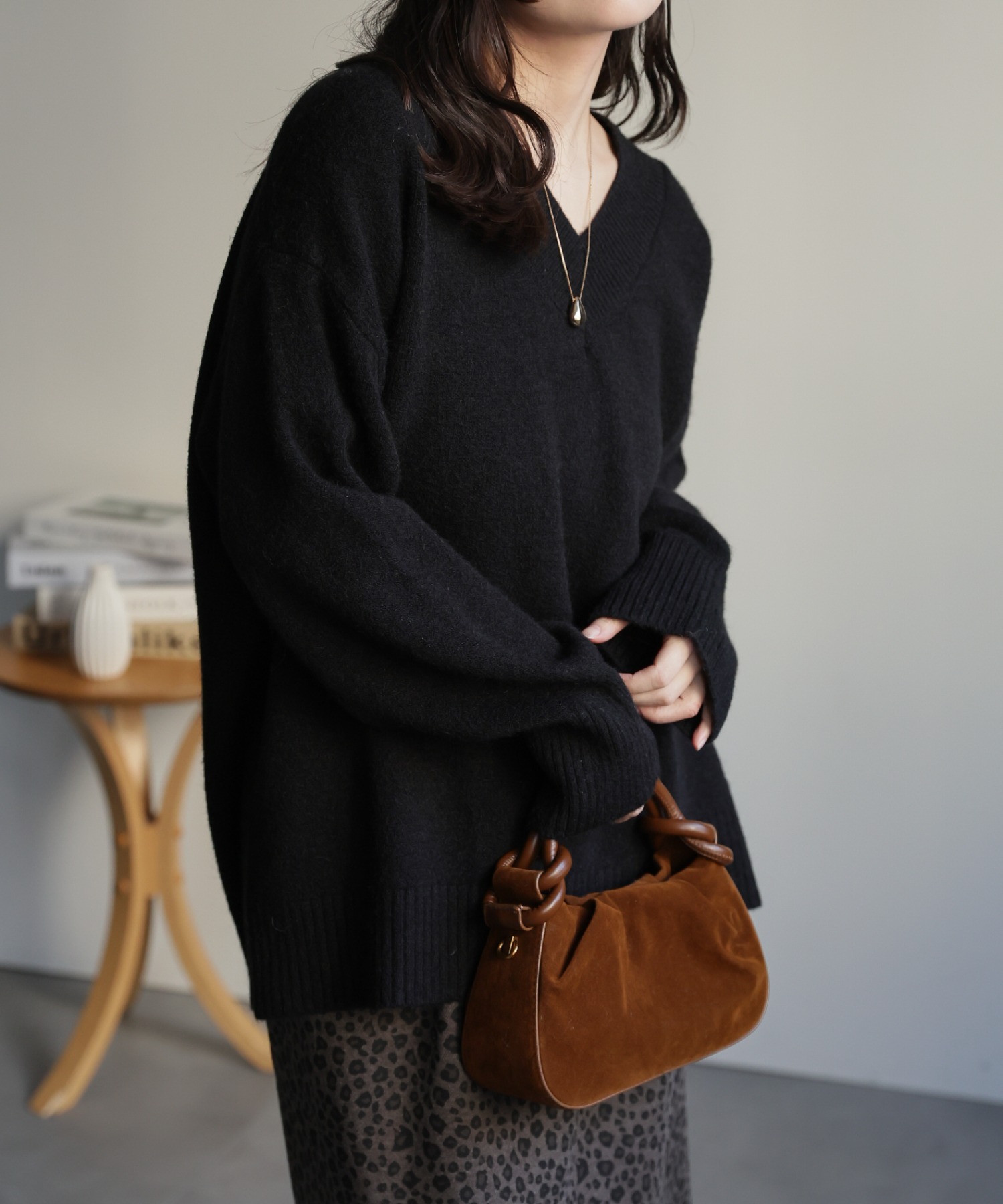 model：156cm 着用サイズ：FREE