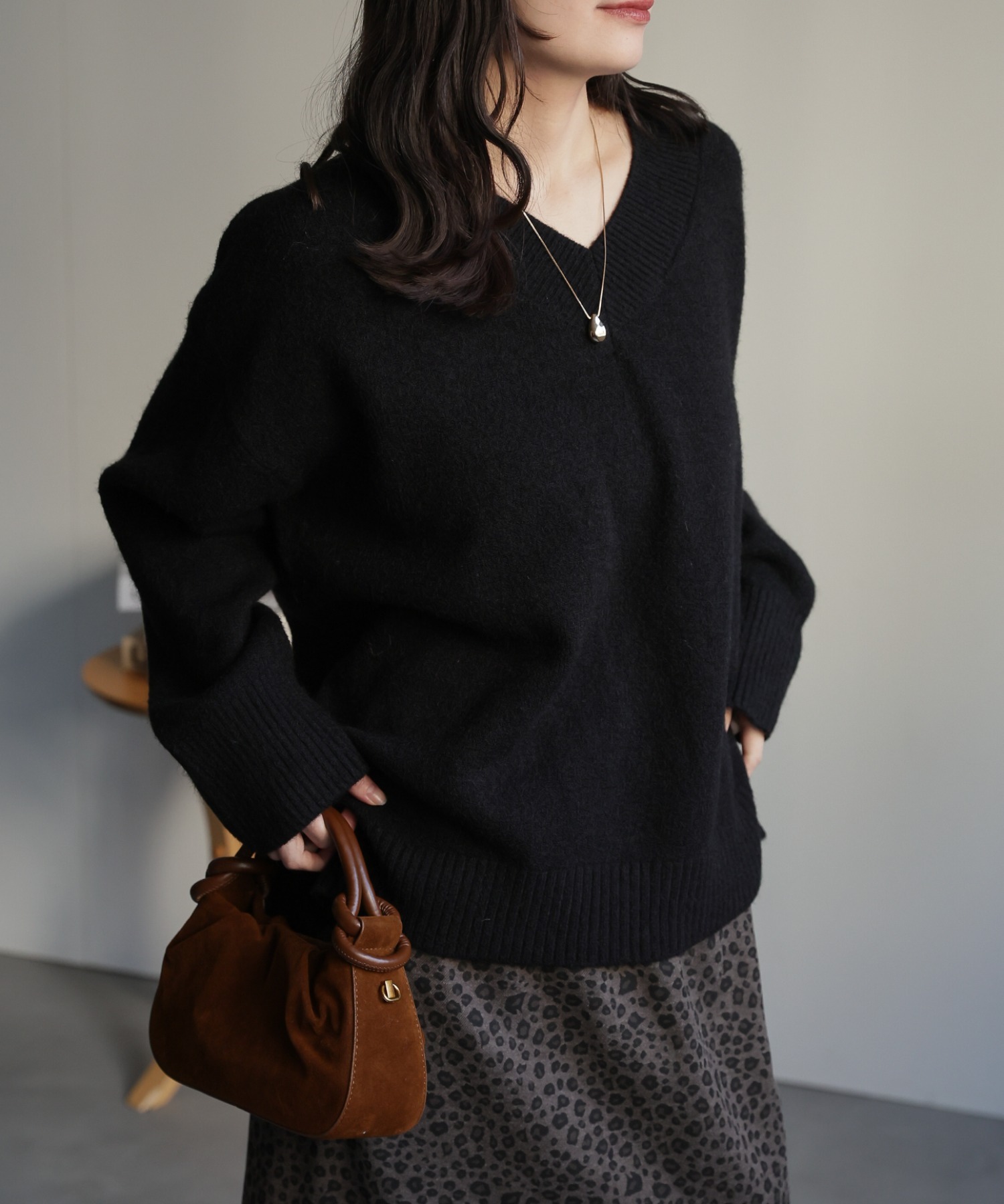 model：156cm 着用サイズ：FREE