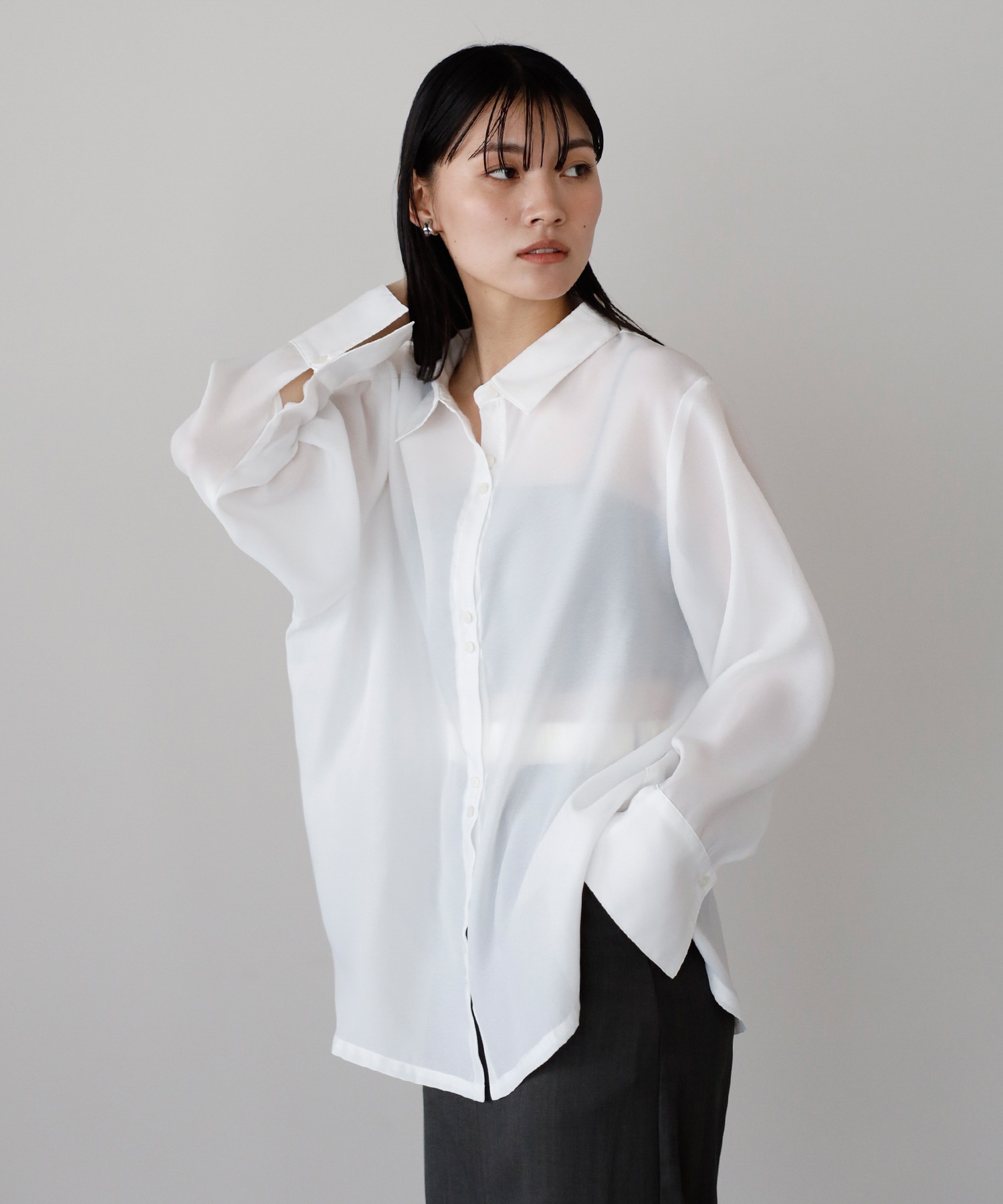 model：H167 着用サイズ：FREE
