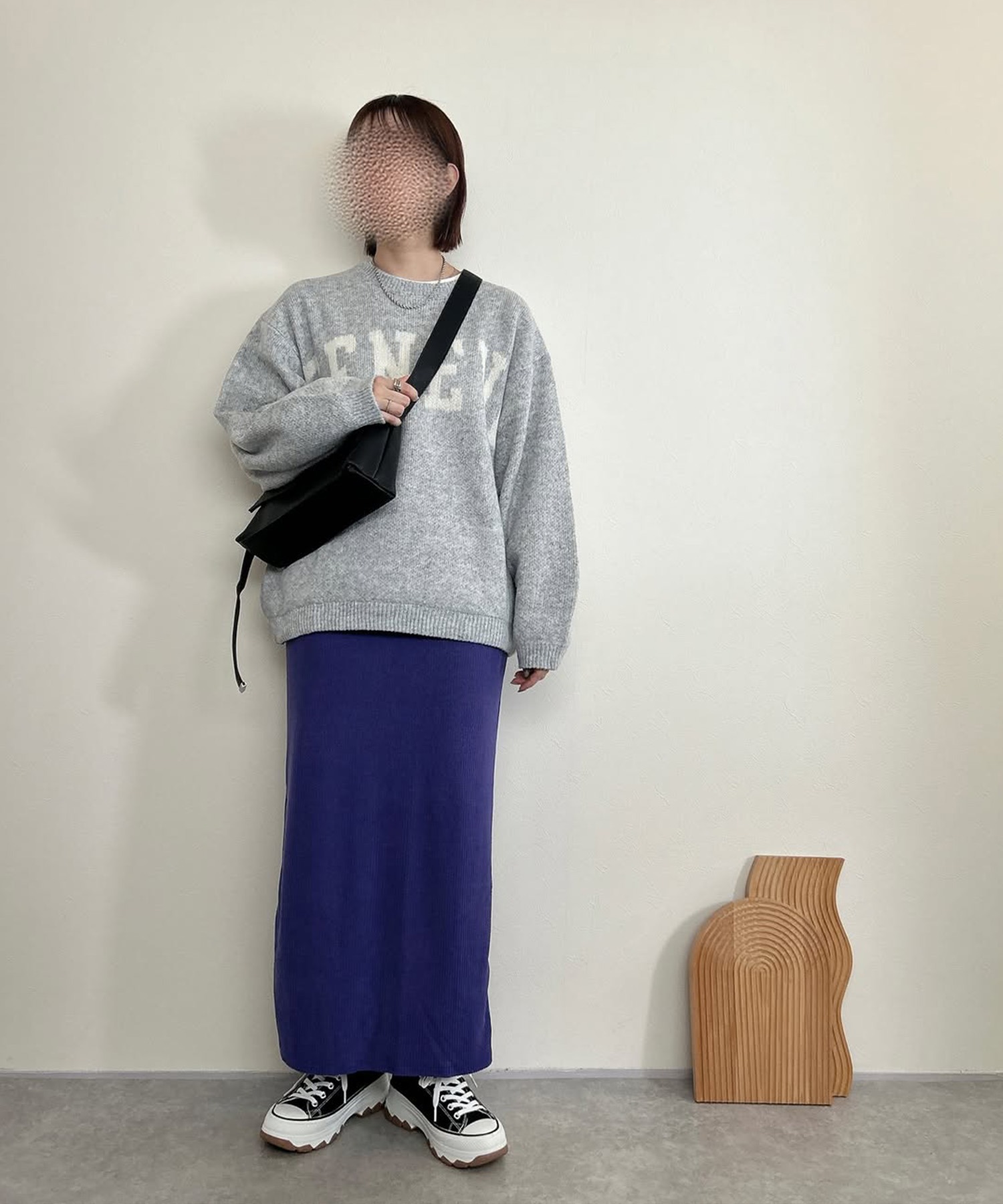 model：H162　着用サイズ：F