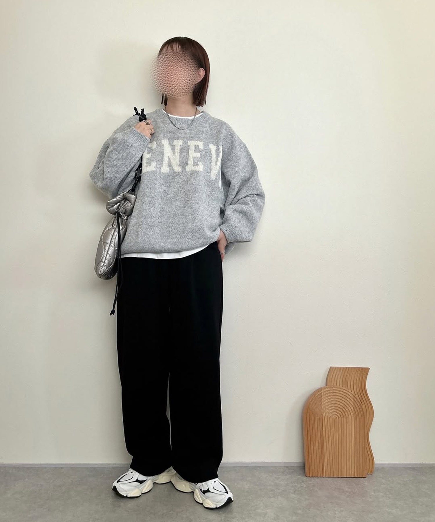 model：H162　着用サイズ：F
