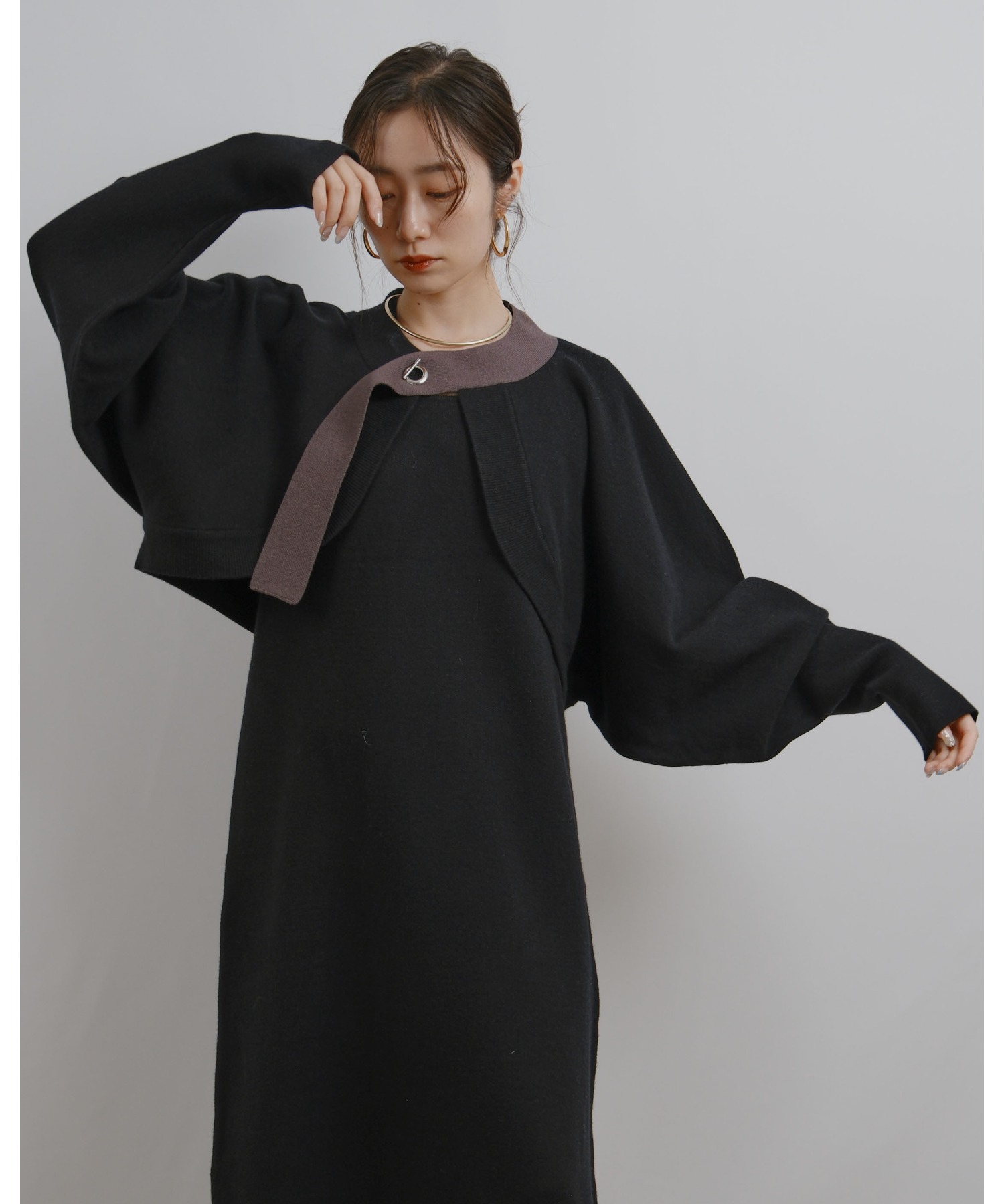 ボレロセットニットワンピース Palm Riche│Eimee Law & LHELBIE 公式