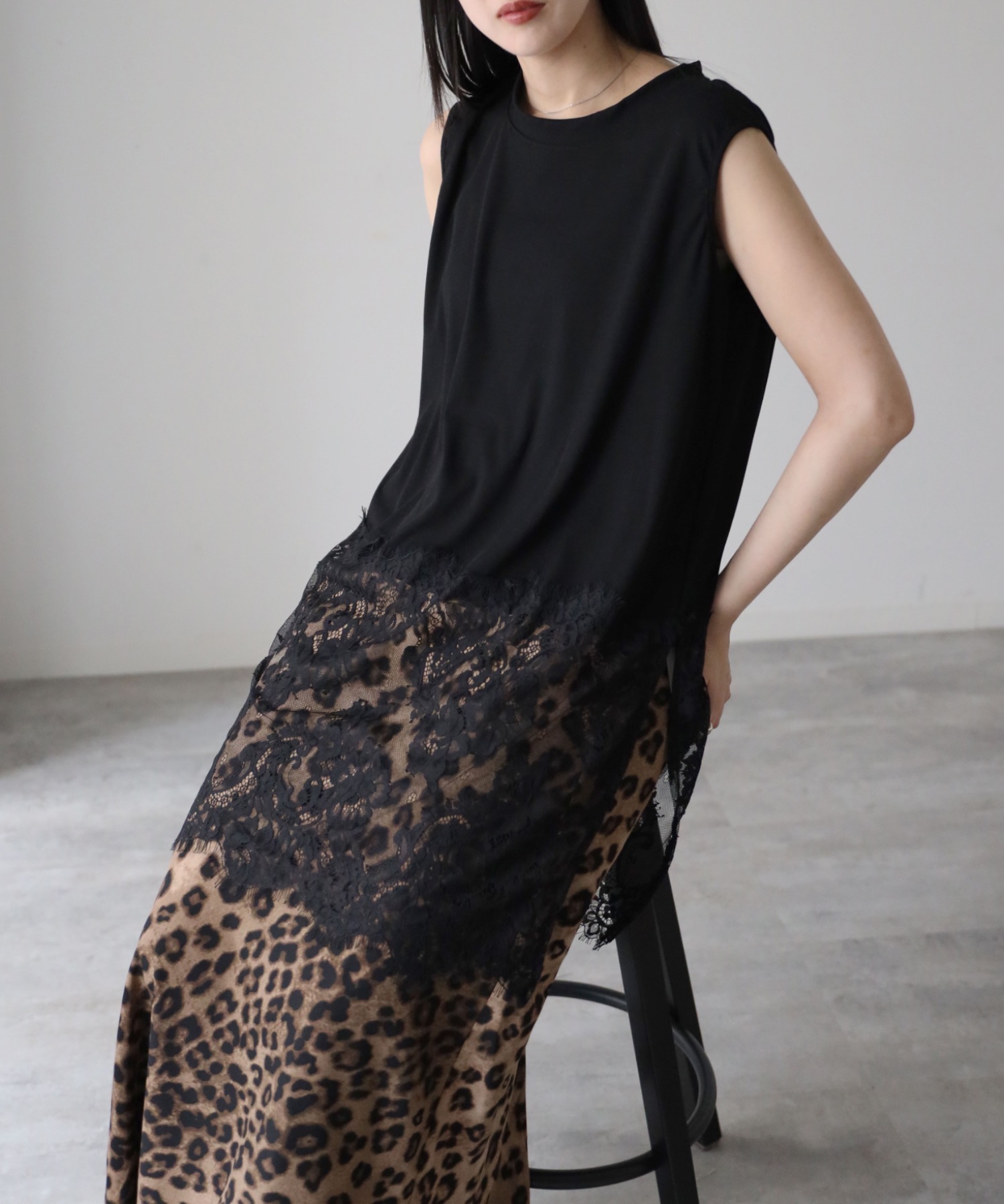 model：164cm. 着用サイズ：FREE