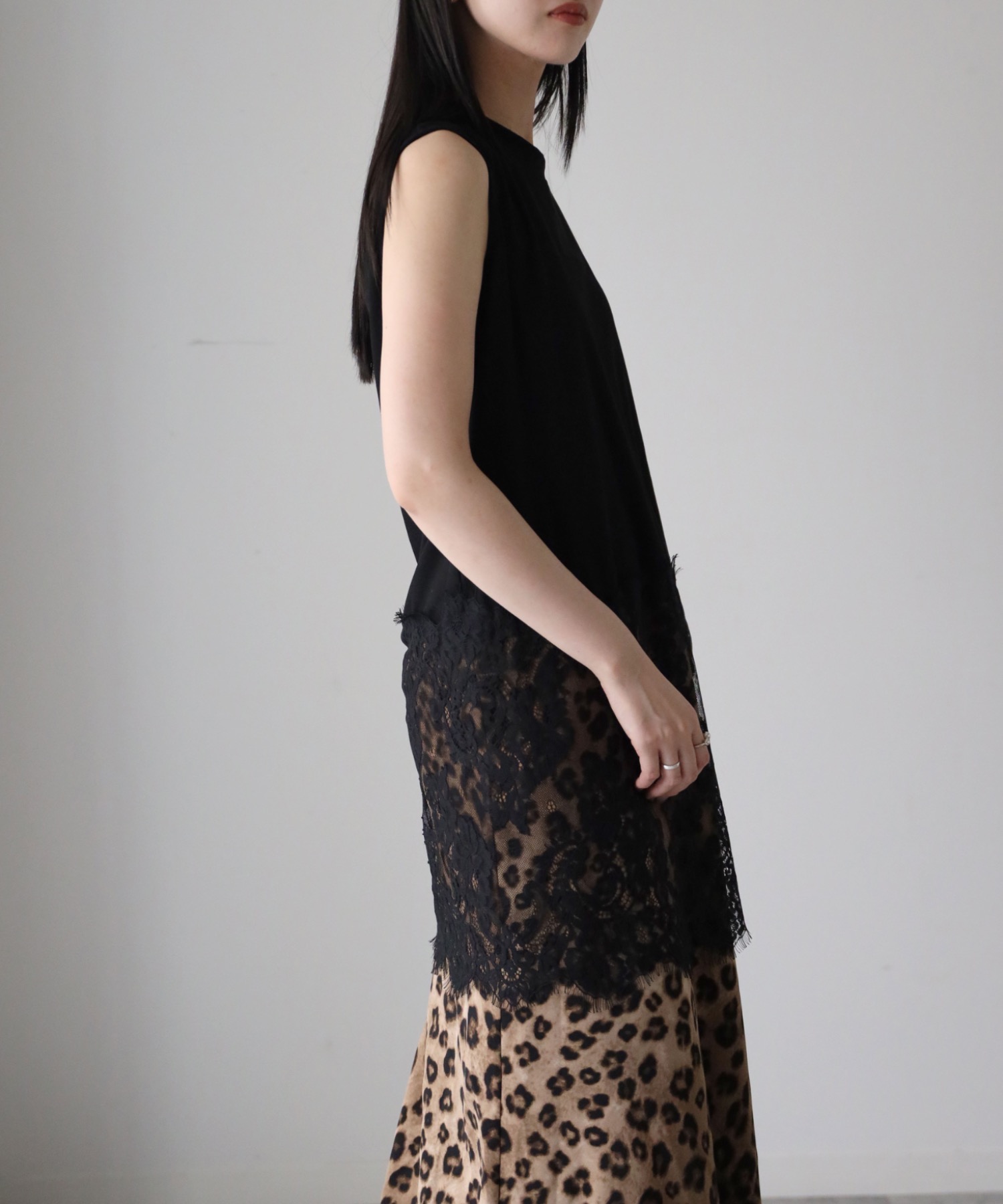 model：164cm. 着用サイズ：FREE