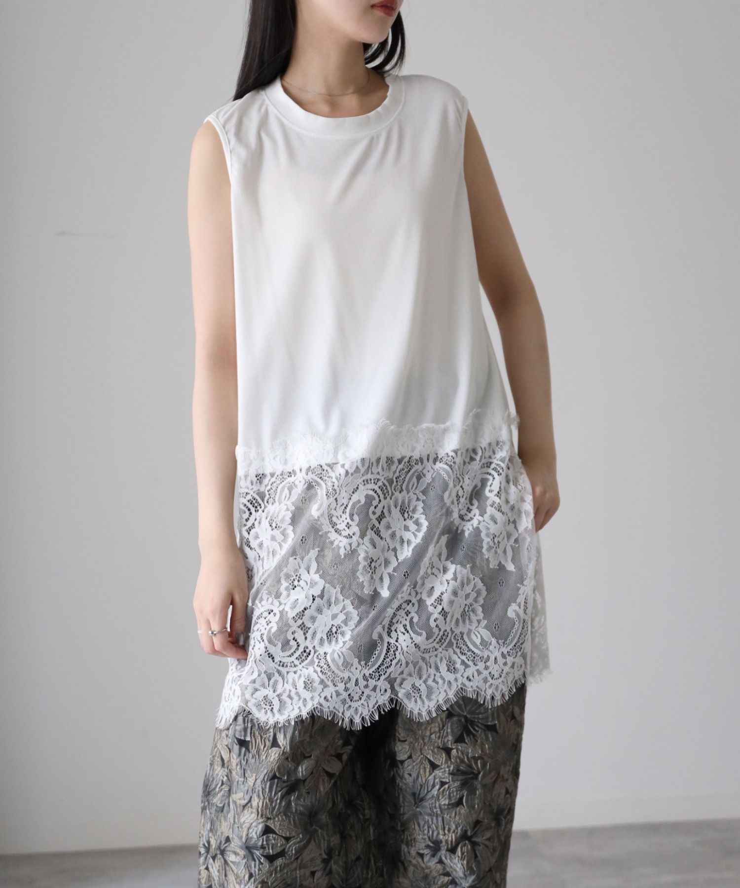 model：164cm. 着用サイズ：FREE