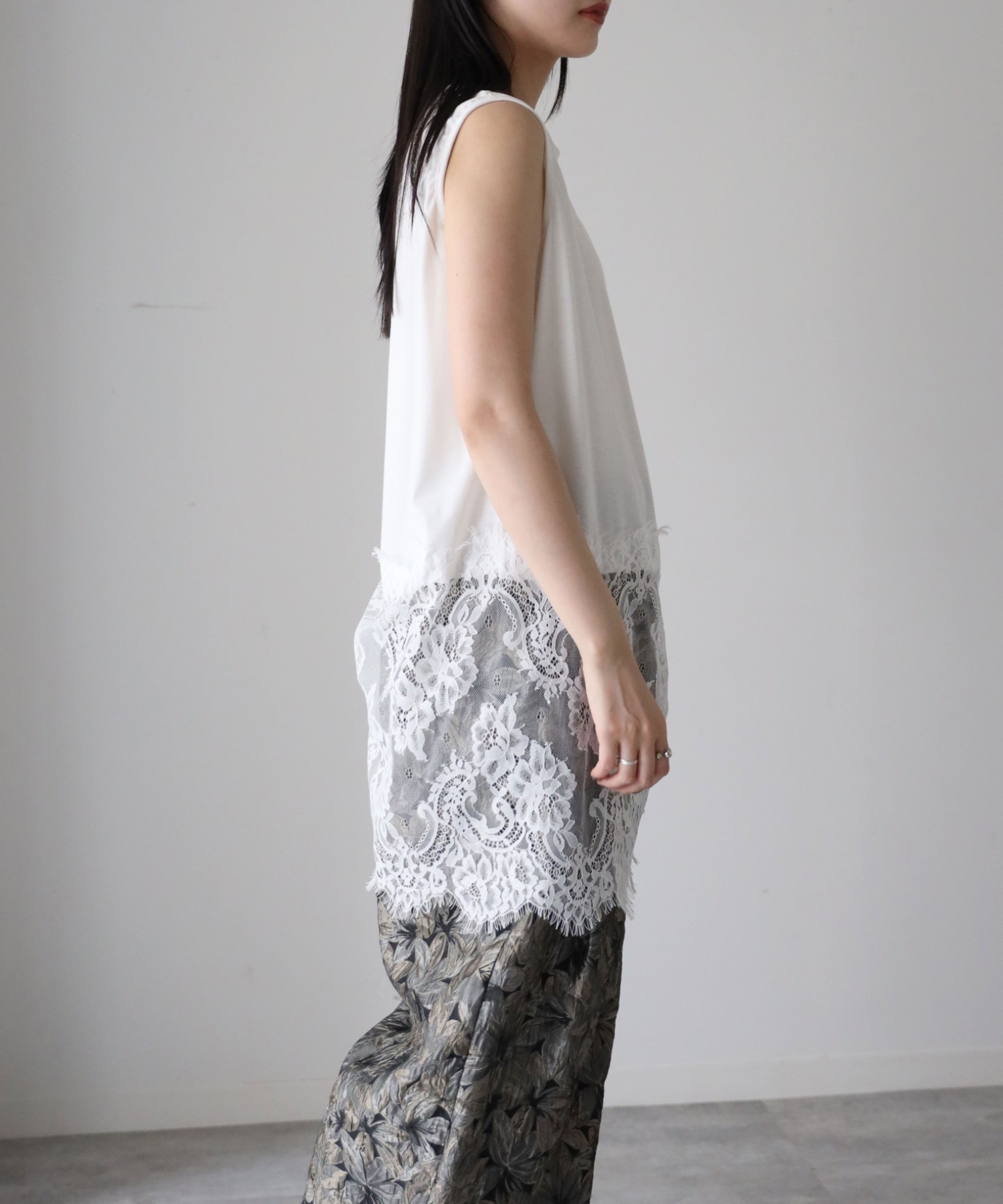 model：164cm. 着用サイズ：FREE
