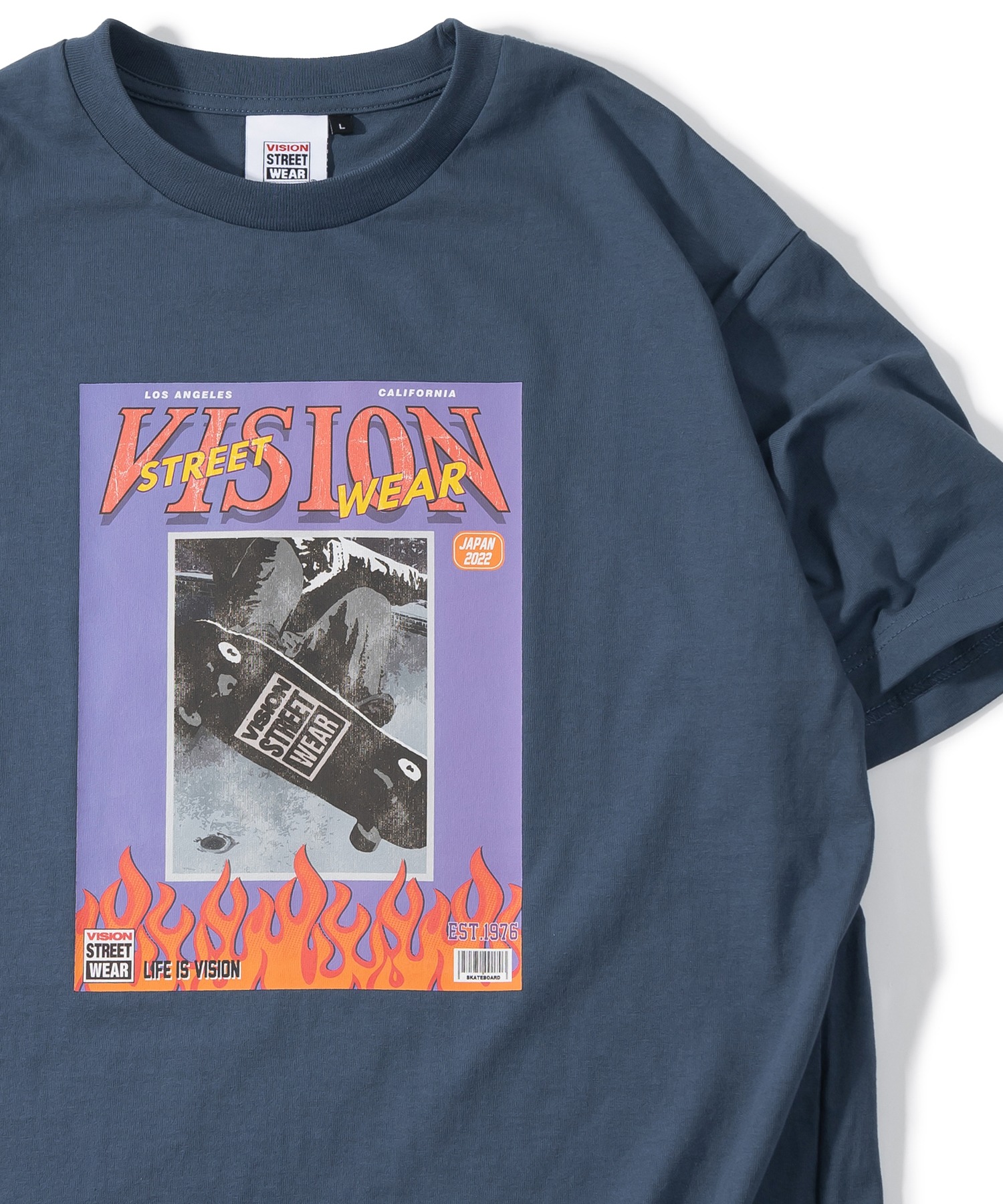 最大84 Offクーポン ビッグシルエット Wearスケボーマガジンイラストtシャツ Street Vision カットソー