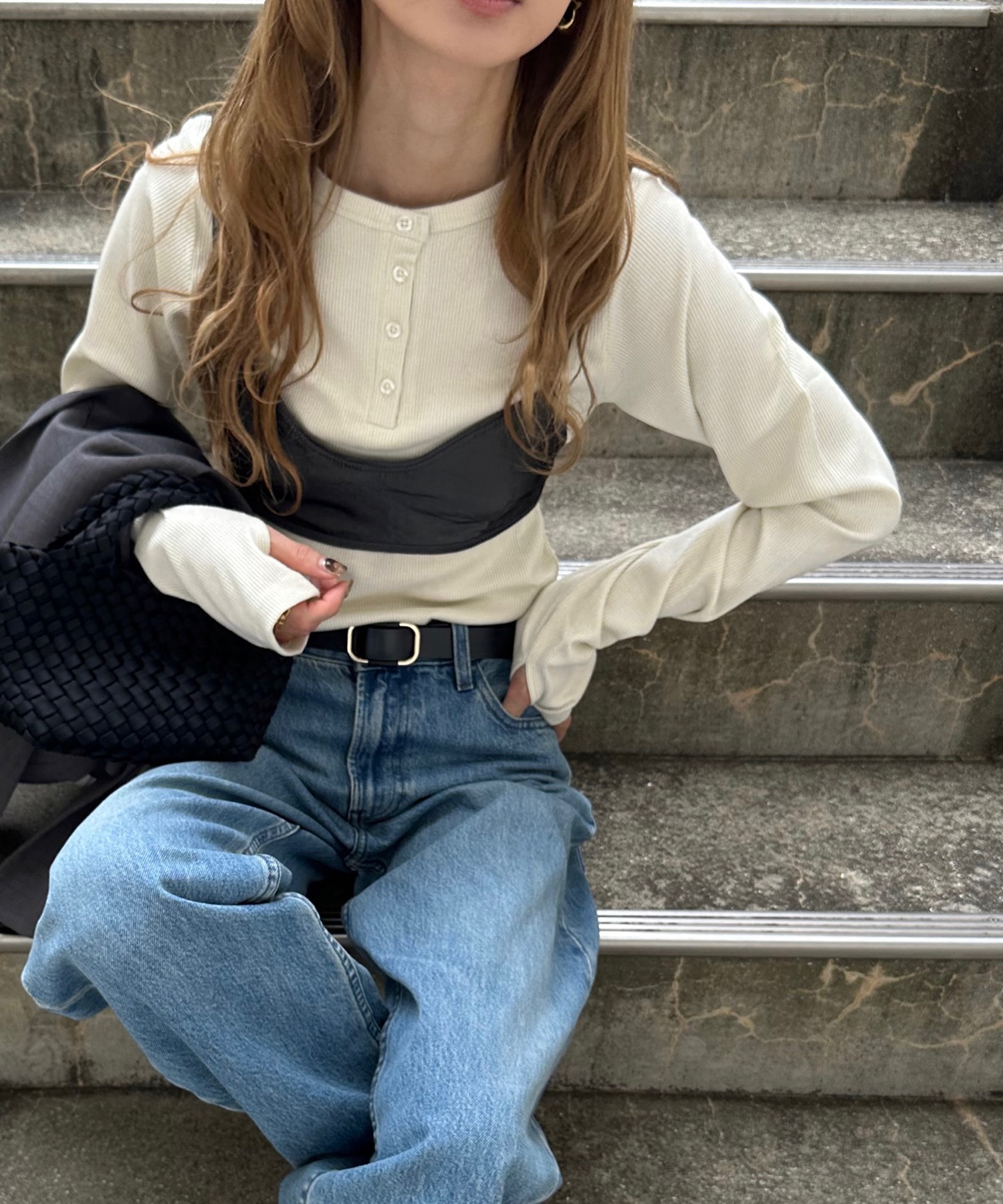 model：H152 着用サイズ：FREE