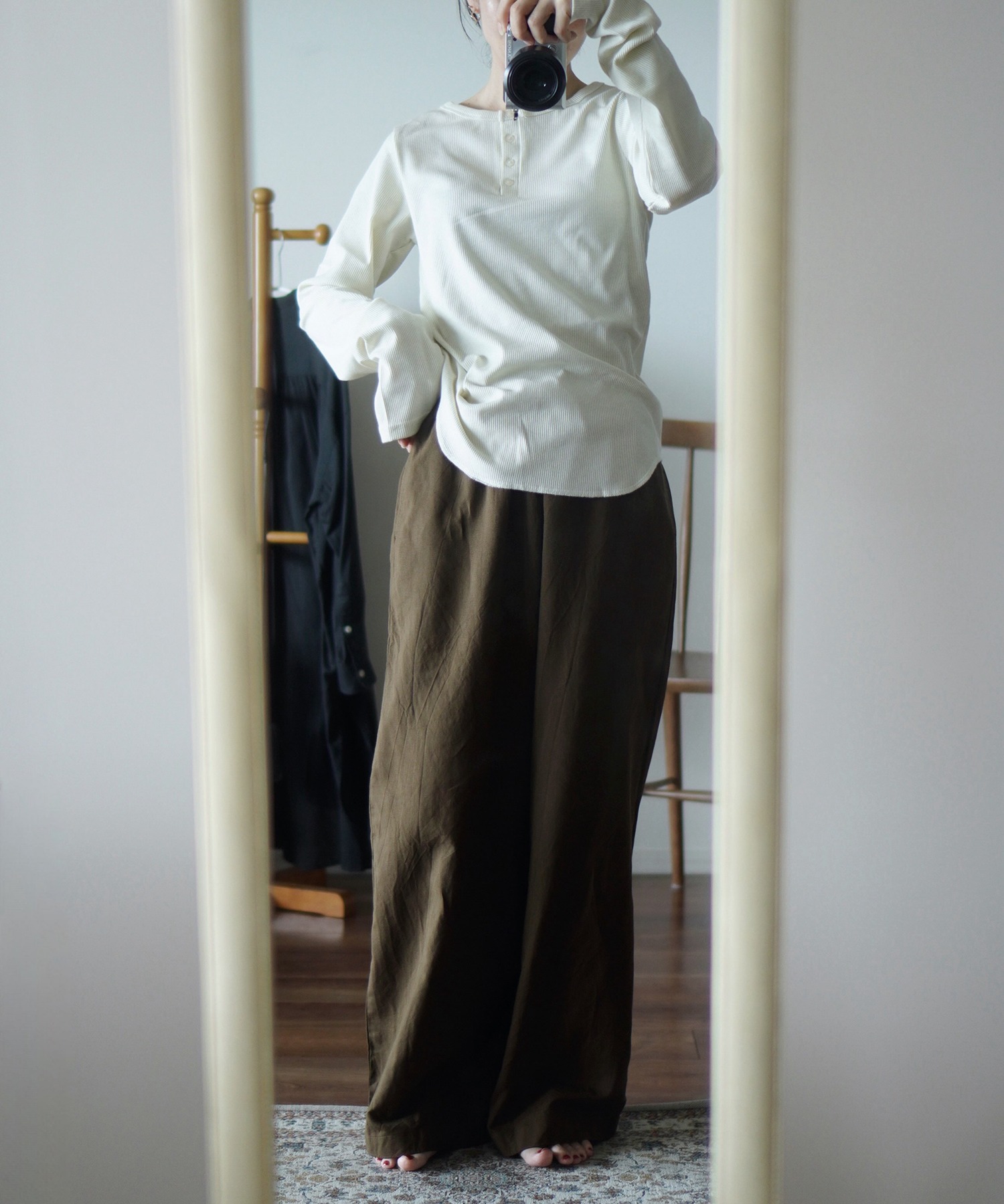 model：H156 着用サイズ：FREE