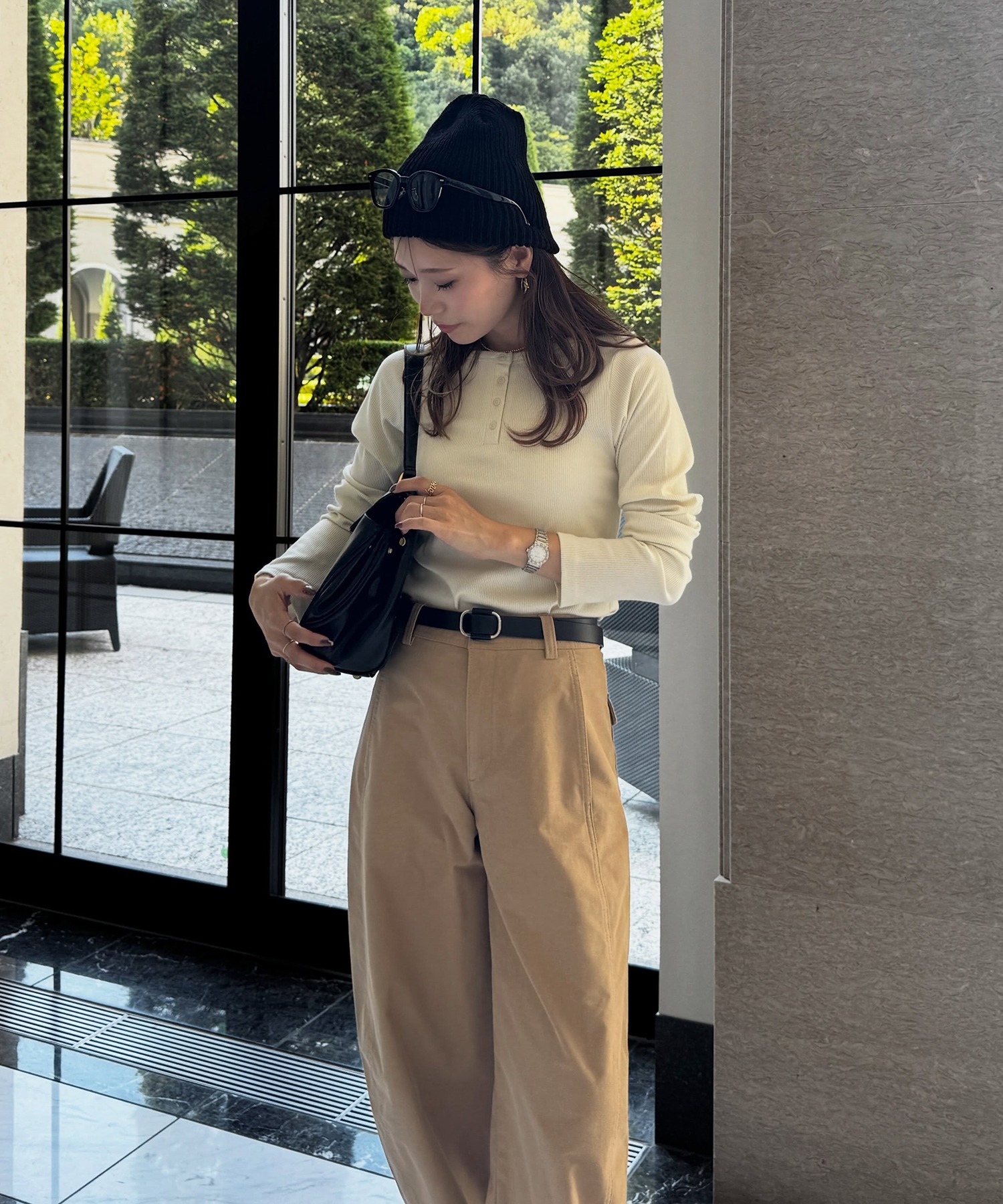 model：H159 着用サイズ：FREE