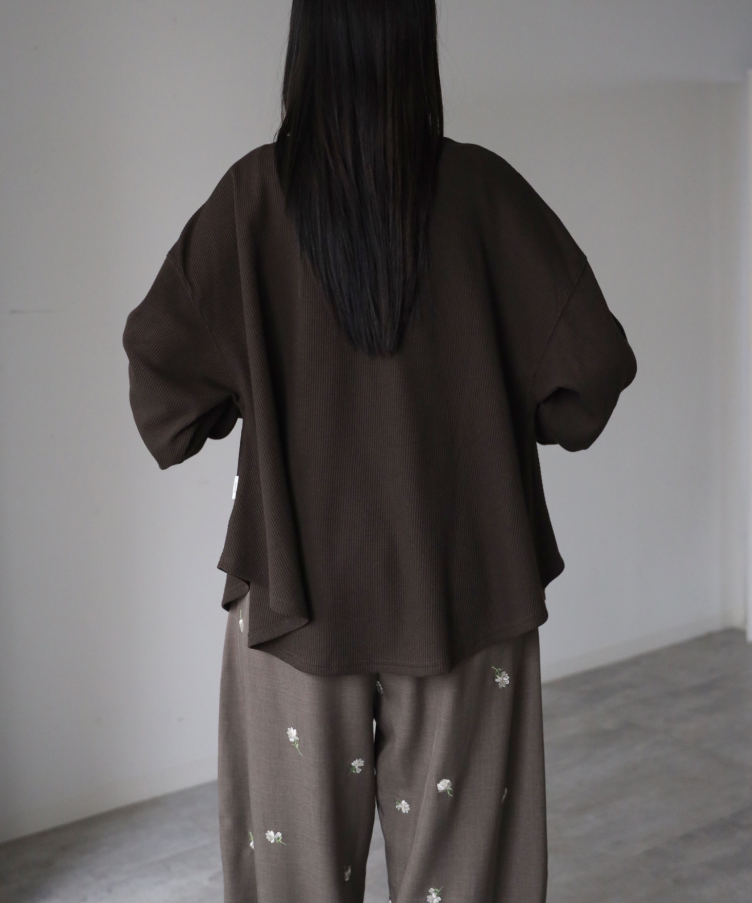 model：164cm. 着用サイズ：FREE
