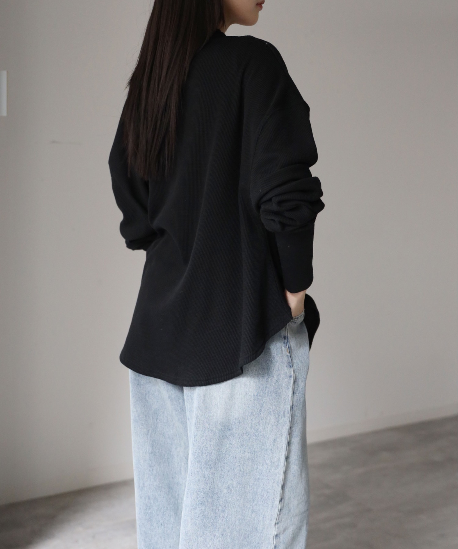 model：164cm. 着用サイズ：FREE