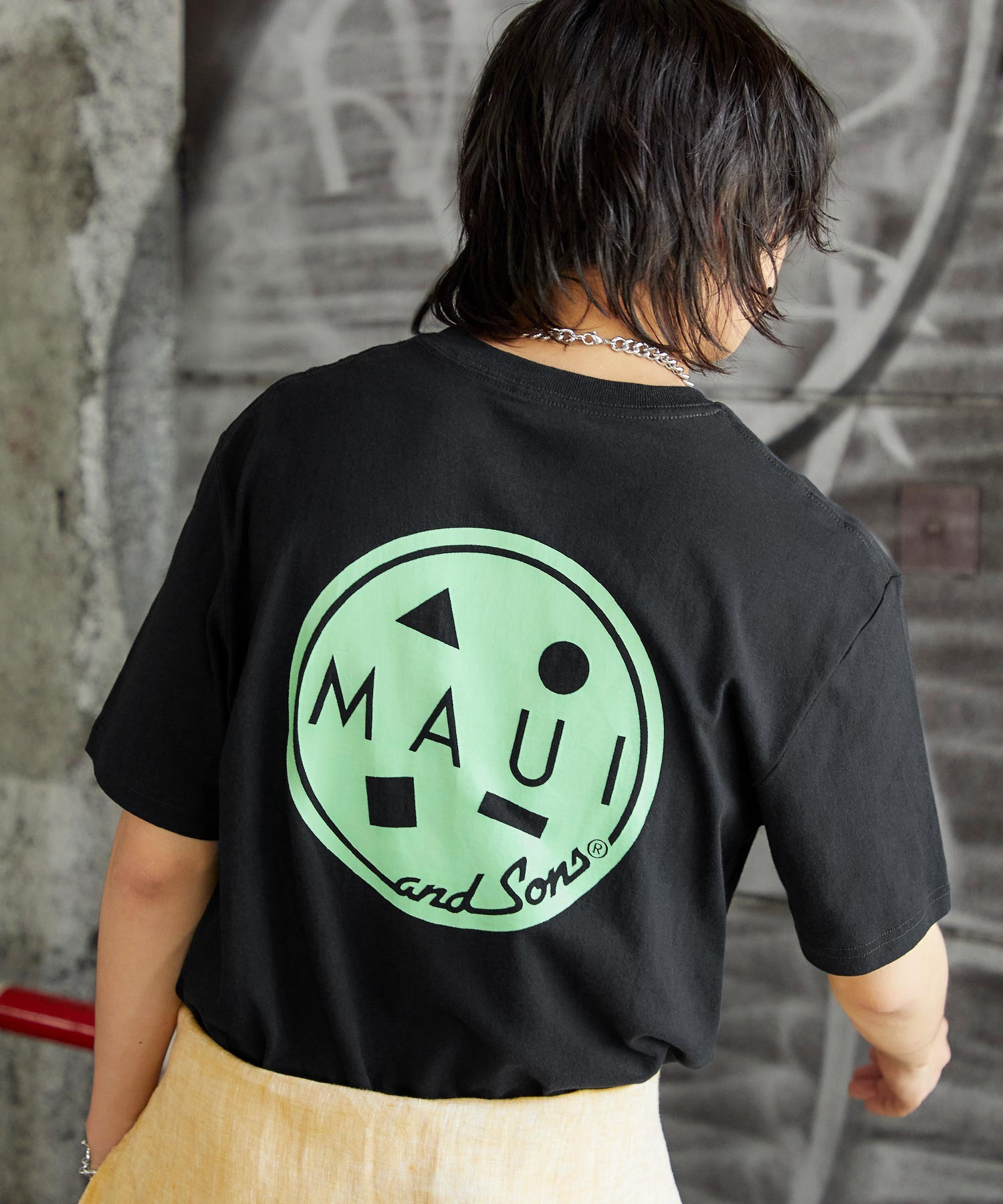 MAUI and Sons/マウイアンドサンズ COOKEI LOGO PRINT バッククッキーロゴプリント半袖Tシャツ  MONO-MART│MONO-MART [モノマート] 公式オンラインストア