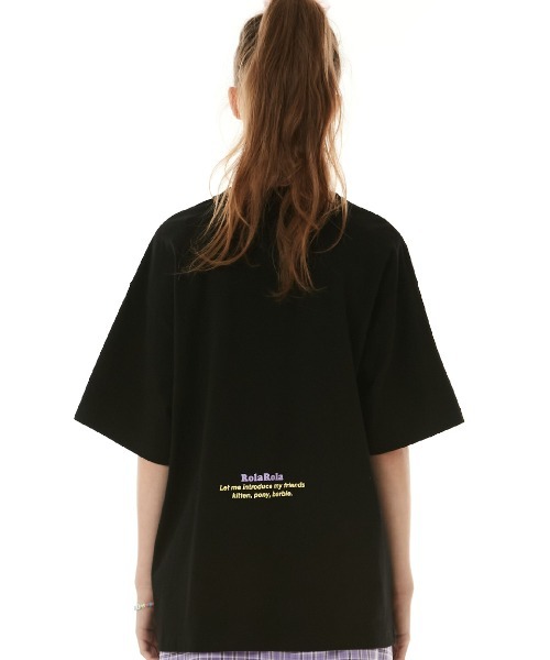 ROLAROLA/ロラロラ』BROWN BUNNY T-SHIRT/プリントデザイン半袖Tシャツ