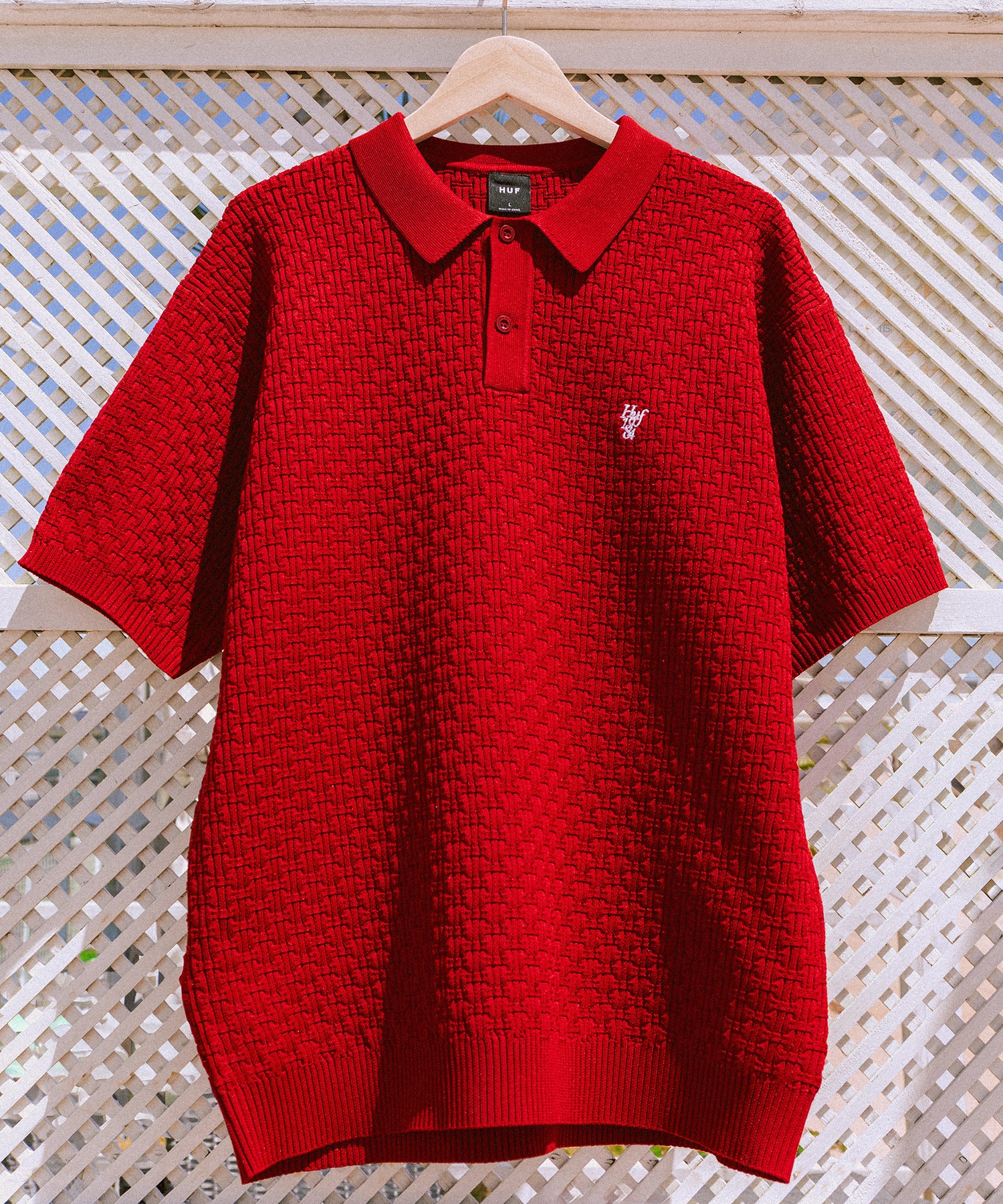 ポロシャツ HUF 1984 KNIT POLO / HUF ハフ ニットポロ